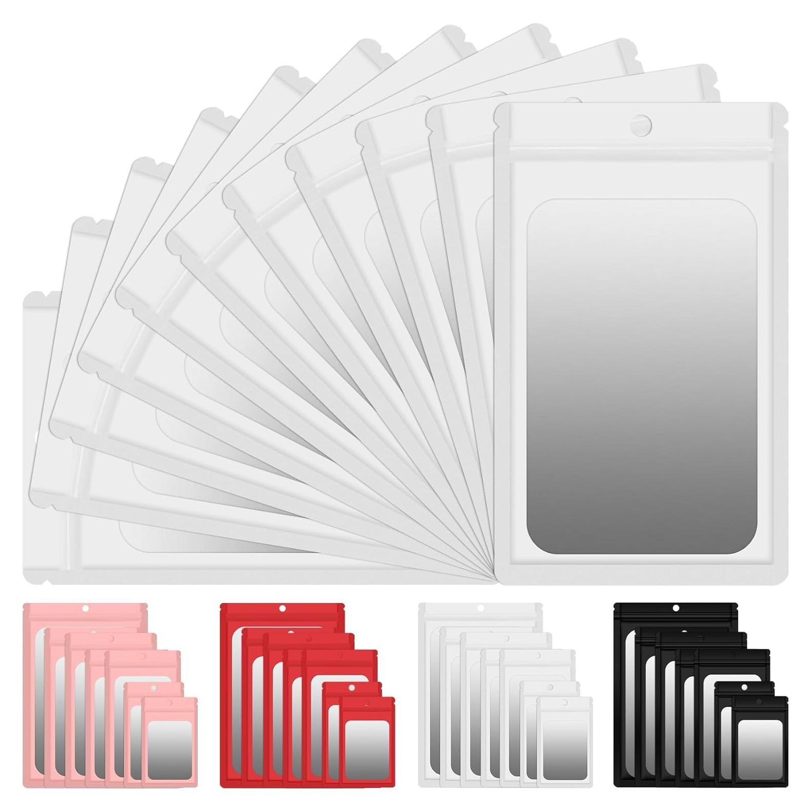 Paquete de 100 Bolsas Mylar Reutilizables EgticLive 10.67x17.27 cm