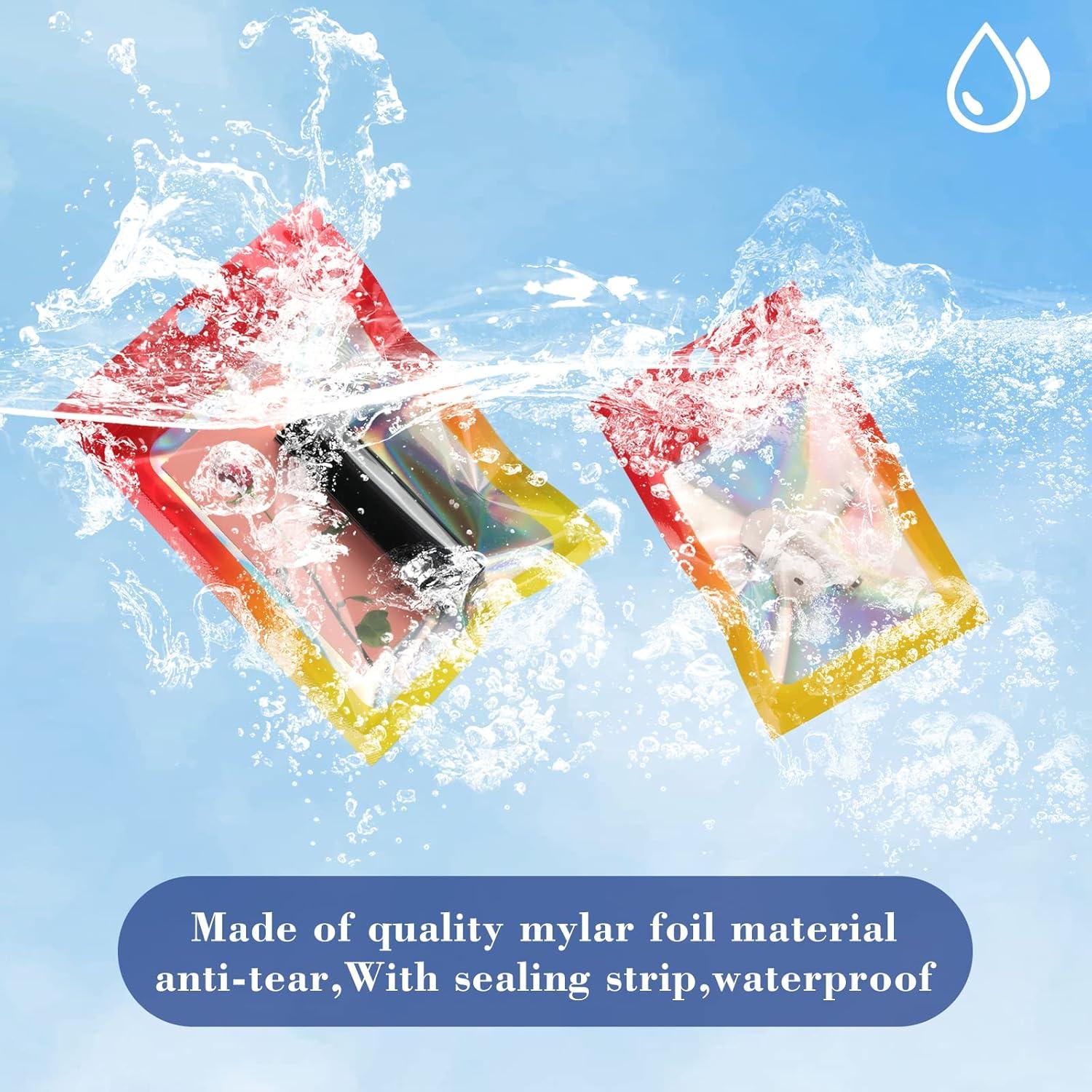 120 Bolsas Mylar Reutilizables Funseeya 10x15 cm a Prueba de Olores