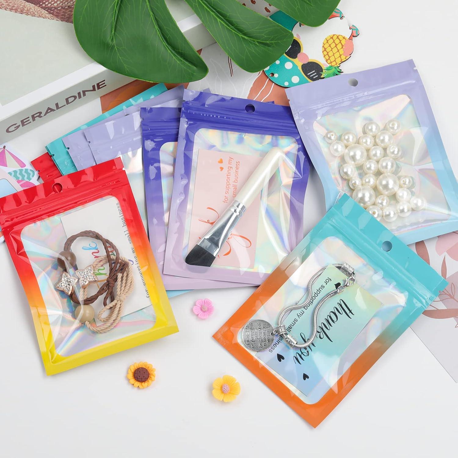 120 Bolsas Mylar Reutilizables Funseeya 10x15 cm a Prueba de Olores