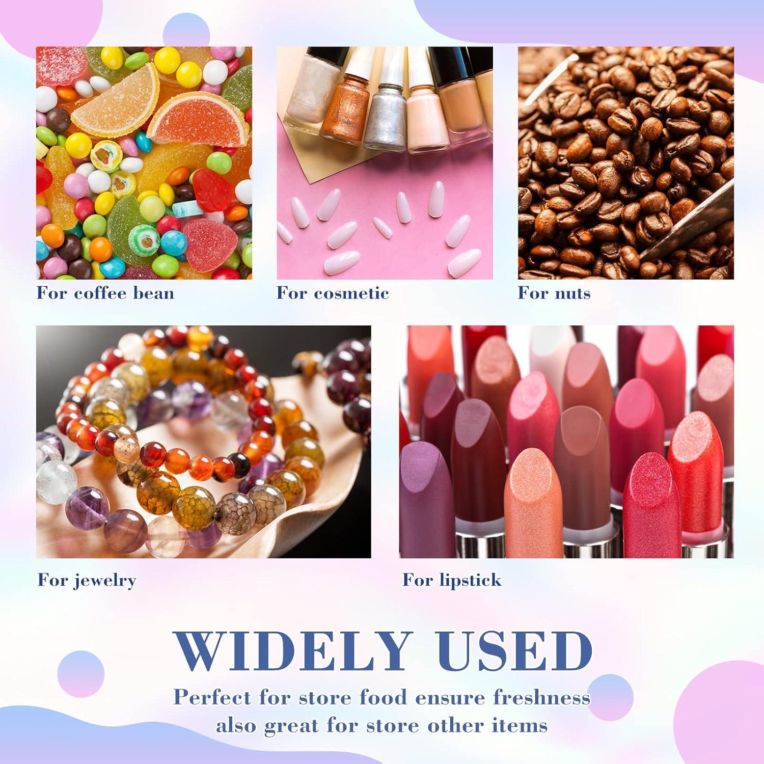 120 Bolsas Mylar Reutilizables Funseeya 10x15 cm a Prueba de Olores