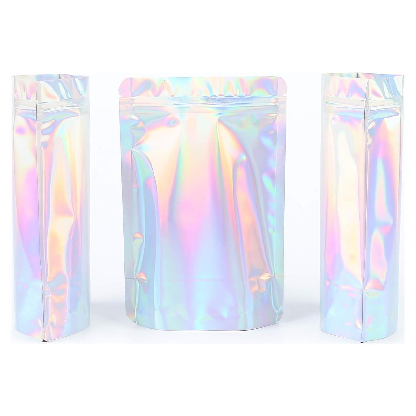 Bolsas de Empaque Reutilizables QQ Studio 14x20cm Holográficas