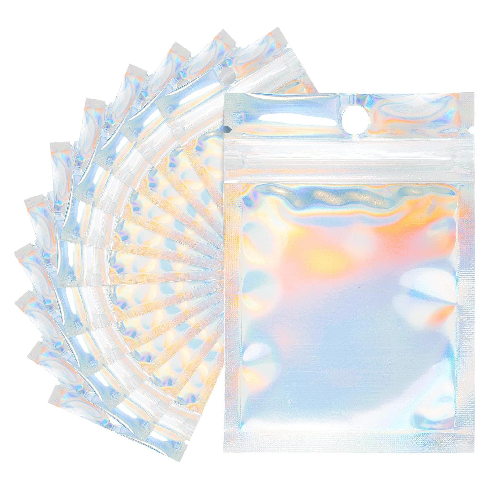 Bolsas Mylar Reutilizables Joycraft 100pcs 10x15cm Holográficas