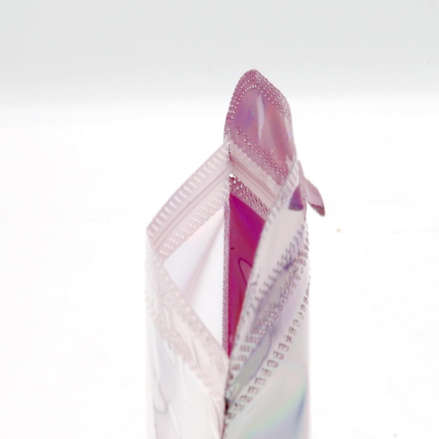 Paquete de 100 Bolsas Reutilizables QQ Studio 8.26x12.7cm Holográficas