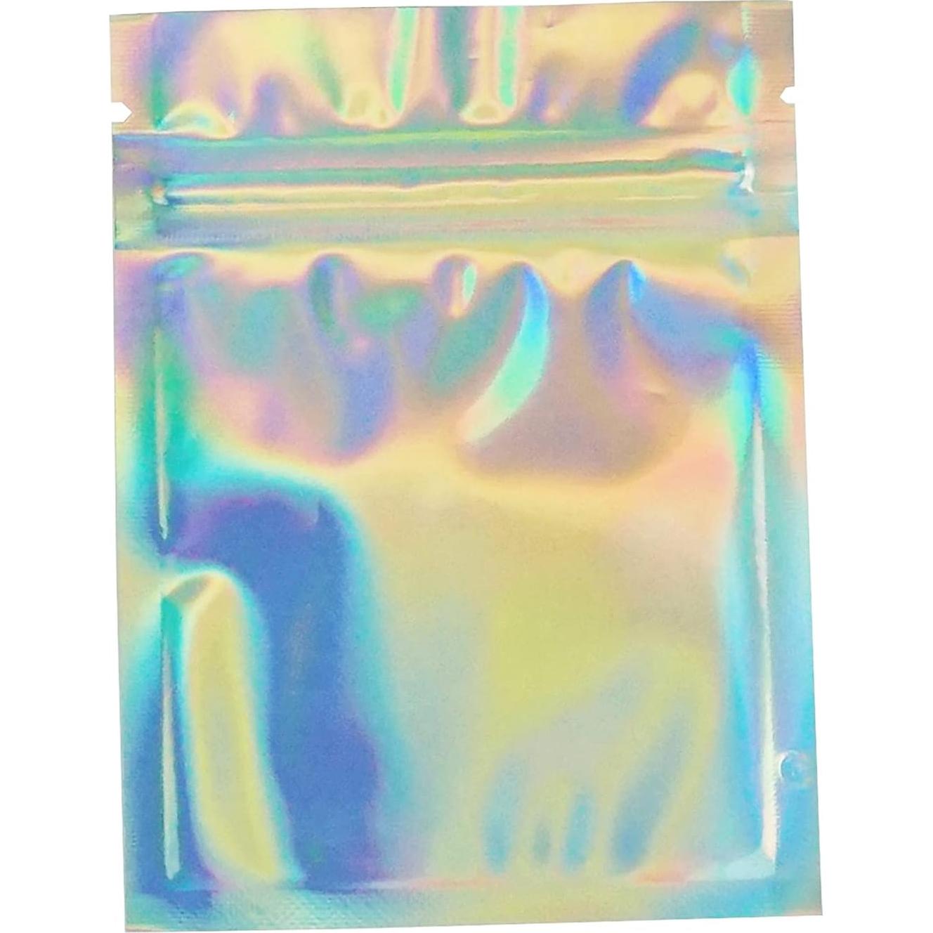 Bolsas de Fiesta Holográficas QQ Studio 100 Unidades 6.1x9.9cm