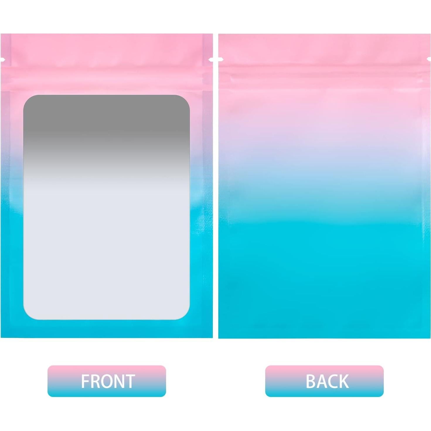 Paquete de 100 Bolsas Mylar Reutilizables 14 x 20 cm STUs