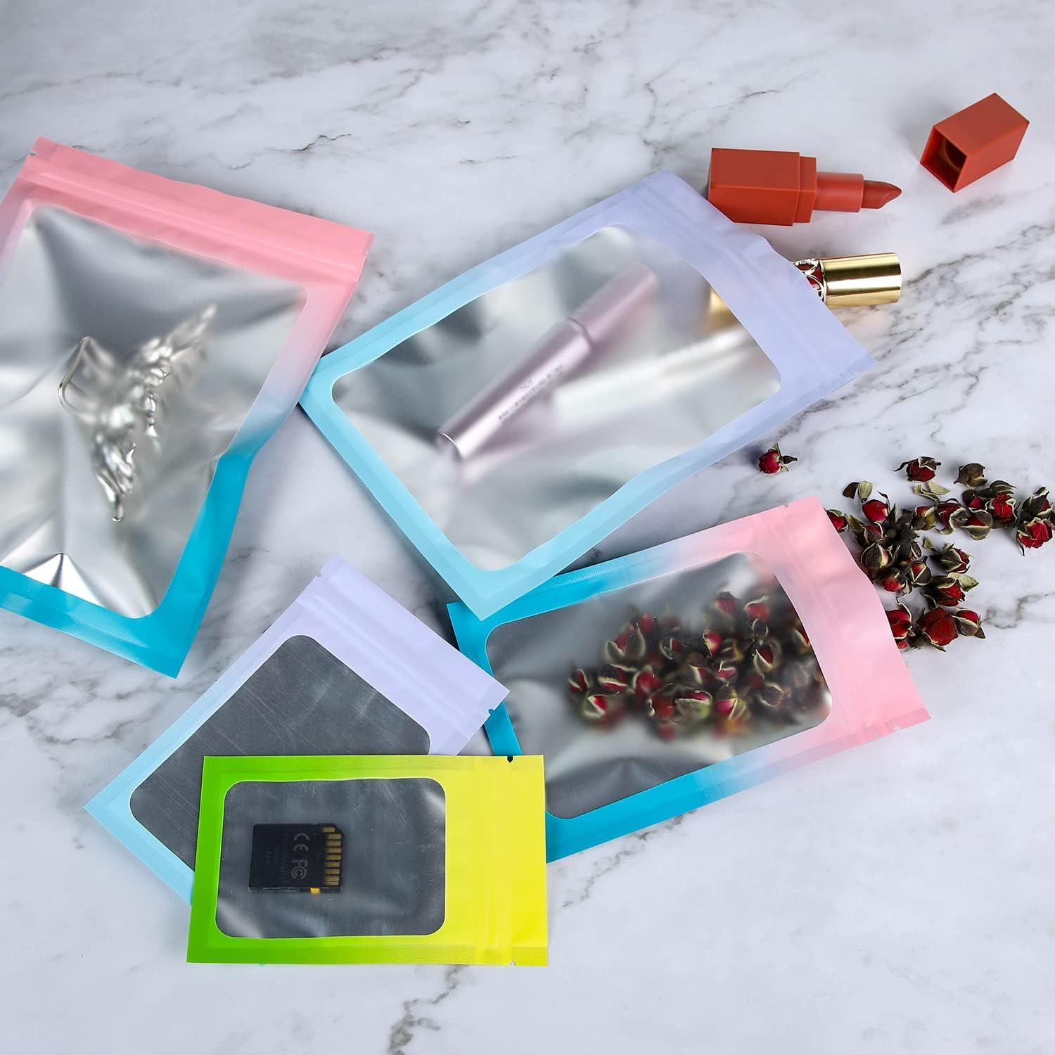 Paquete de 100 Bolsas Mylar Reutilizables 14 x 20 cm STUs