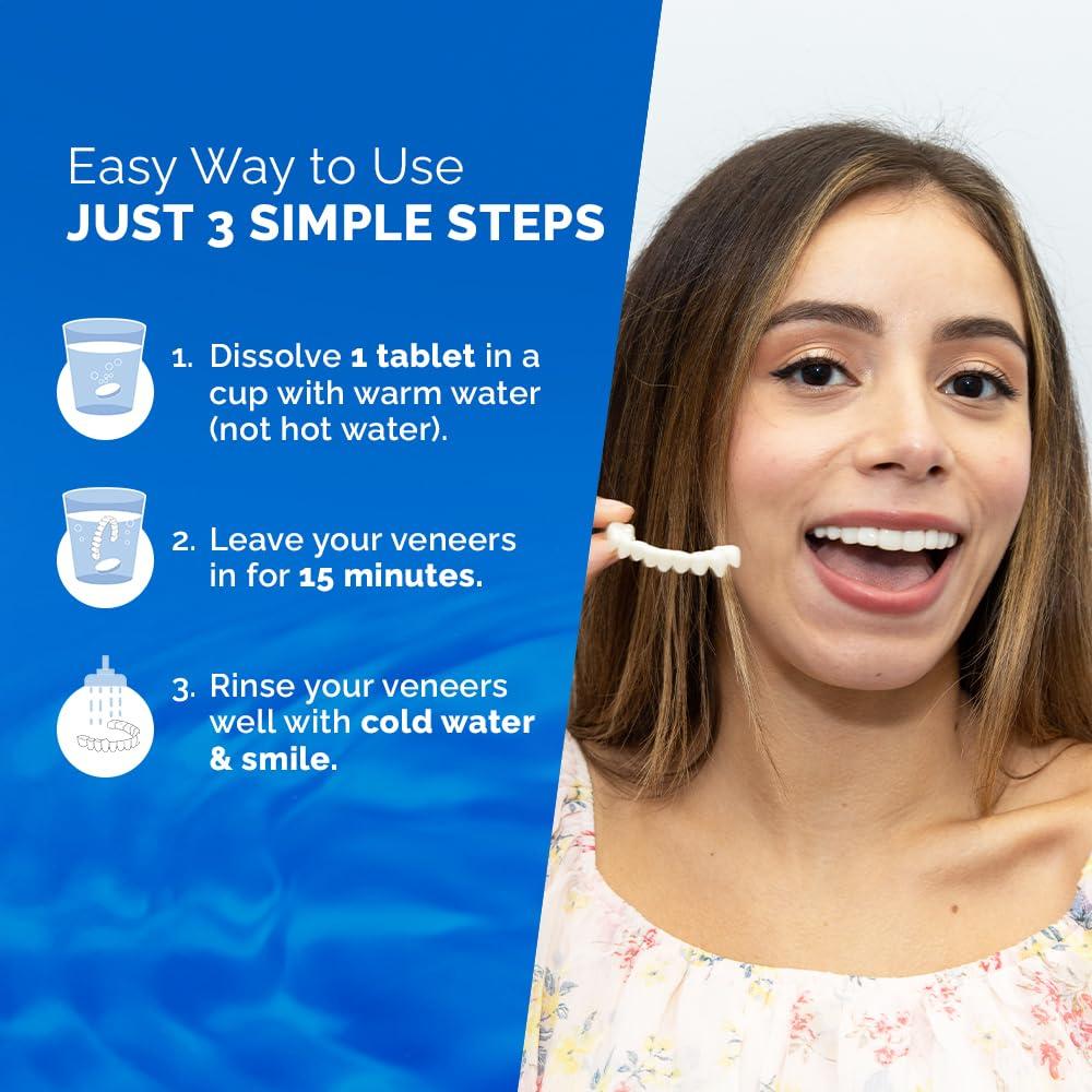 Tabletas Limpiadoras Pop On para Retenedores - 120 Tabletas