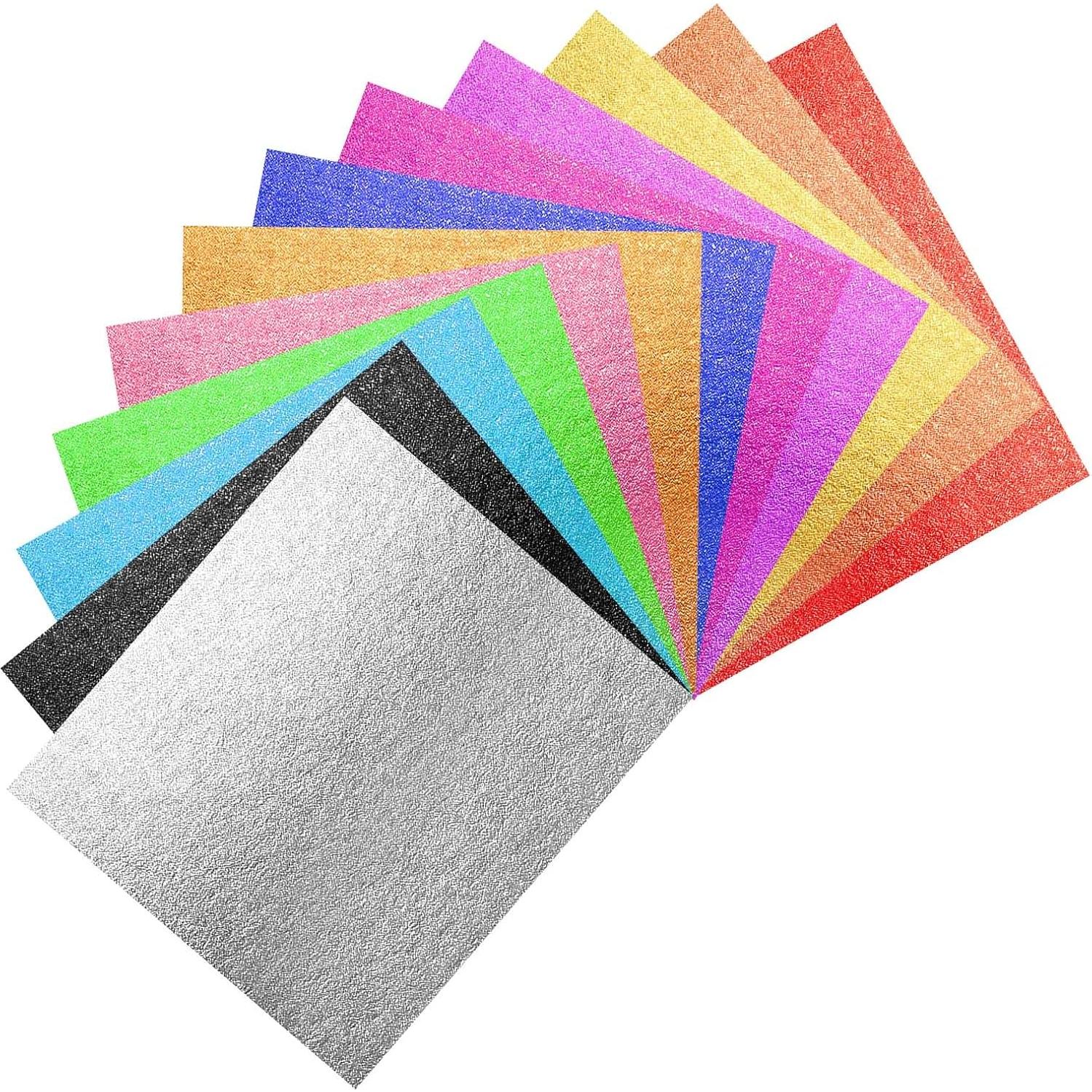 240 Hojas de Oro Imitación Multicolor 8x8.5cm Xthrotsenk