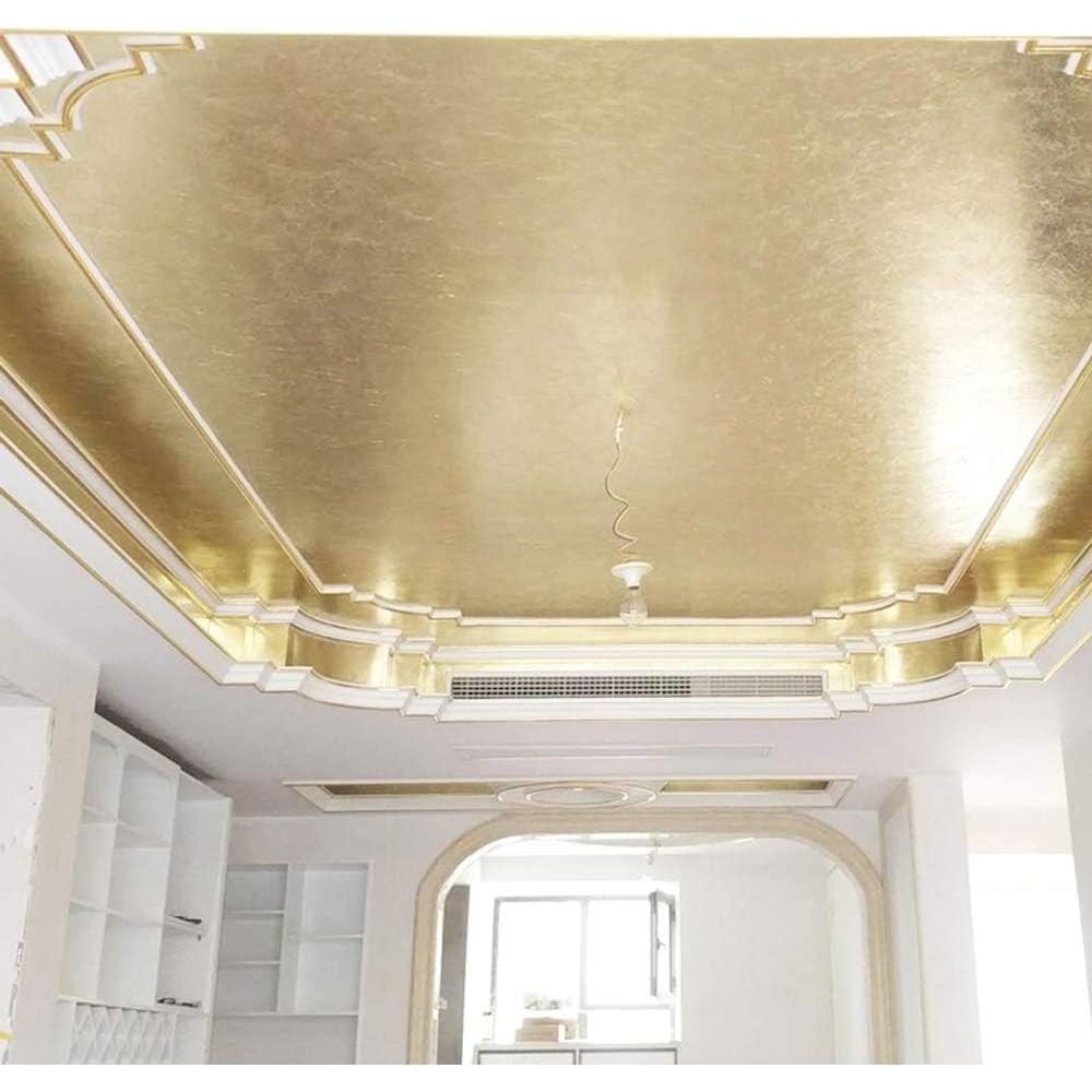 Hojas de Oro Imitación KINNO Champán 100 Hojas 8x8 cm