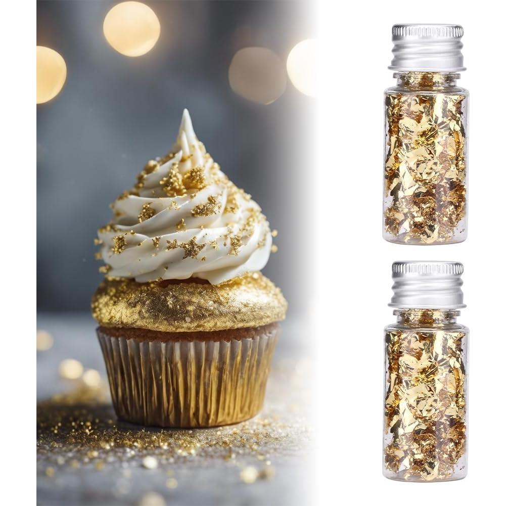 Hoja de Oro Comestible Lwuey 10g para Decoración de Pasteles