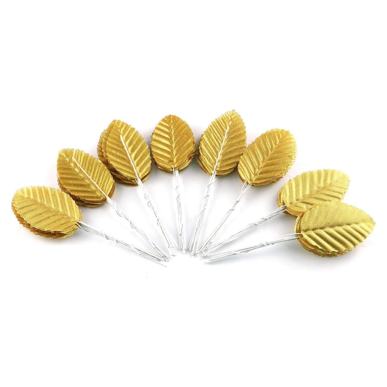 Hojas de Seda Doradas E-outstanding 200PCS para Decoración DIY