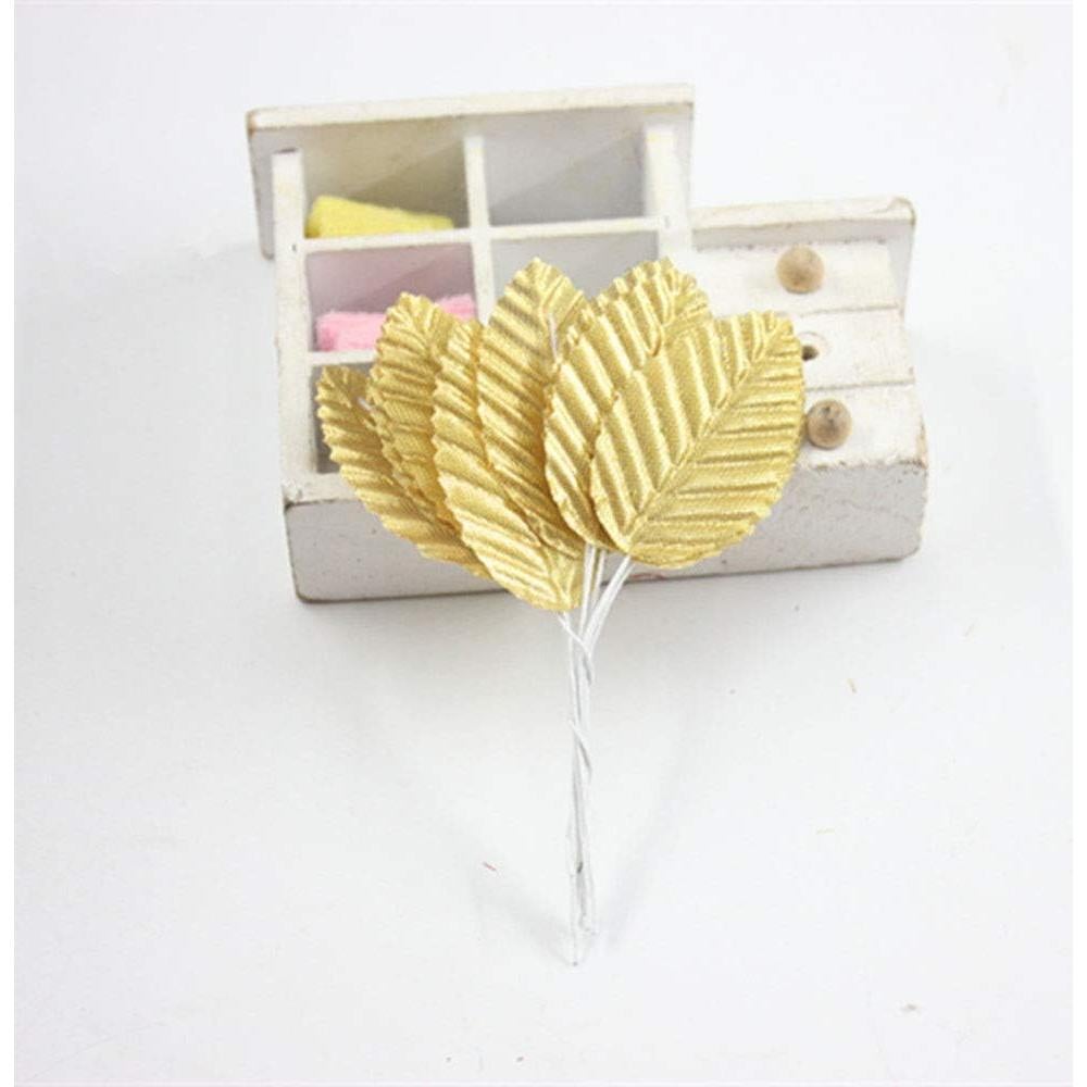 Hojas de Seda Doradas E-outstanding 200PCS para Decoración DIY