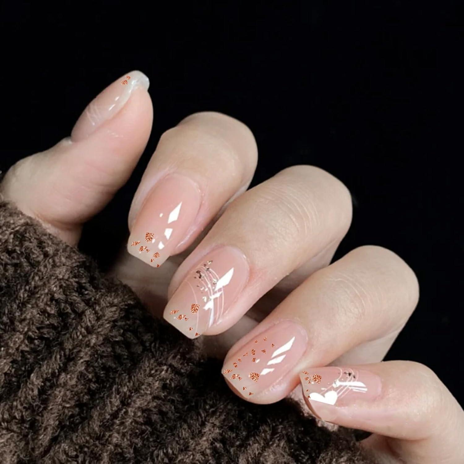 Hoja de Oro Comestible Zjyufy 2 Botellas Rosa Dorado 5x2cm