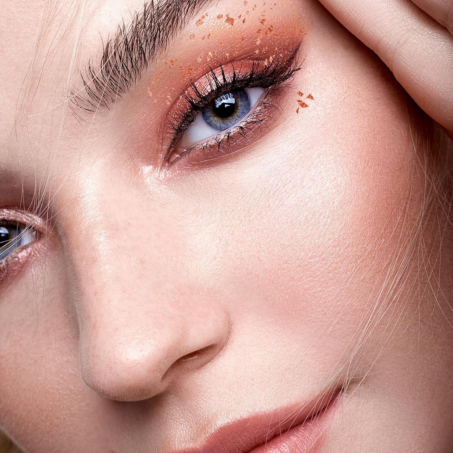 Hoja de Oro Comestible Zjyufy 2 Botellas Rosa Dorado 5x2cm