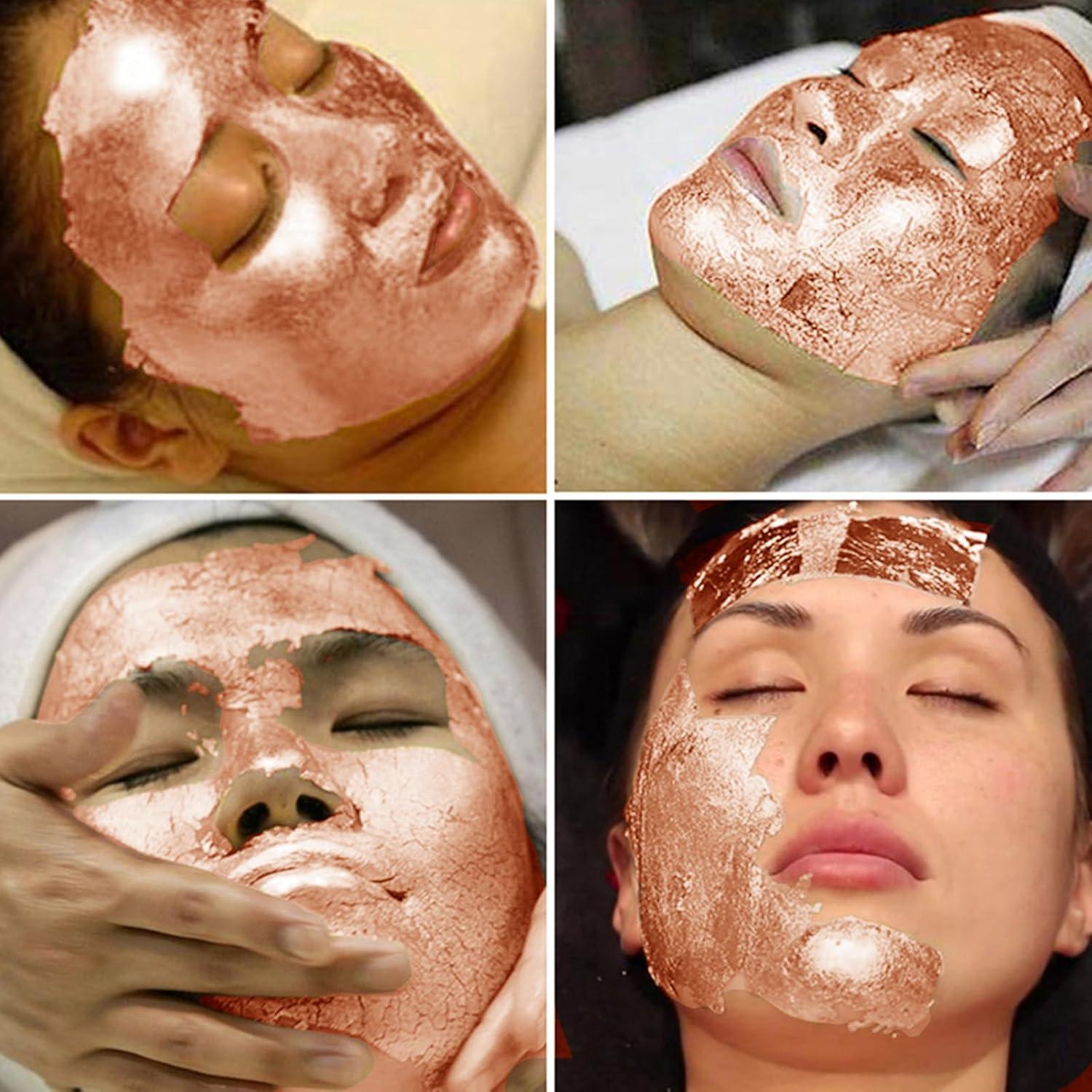 Hoja de Oro Comestible Zjyufy 2 Botellas Rosa Dorado 5x2cm