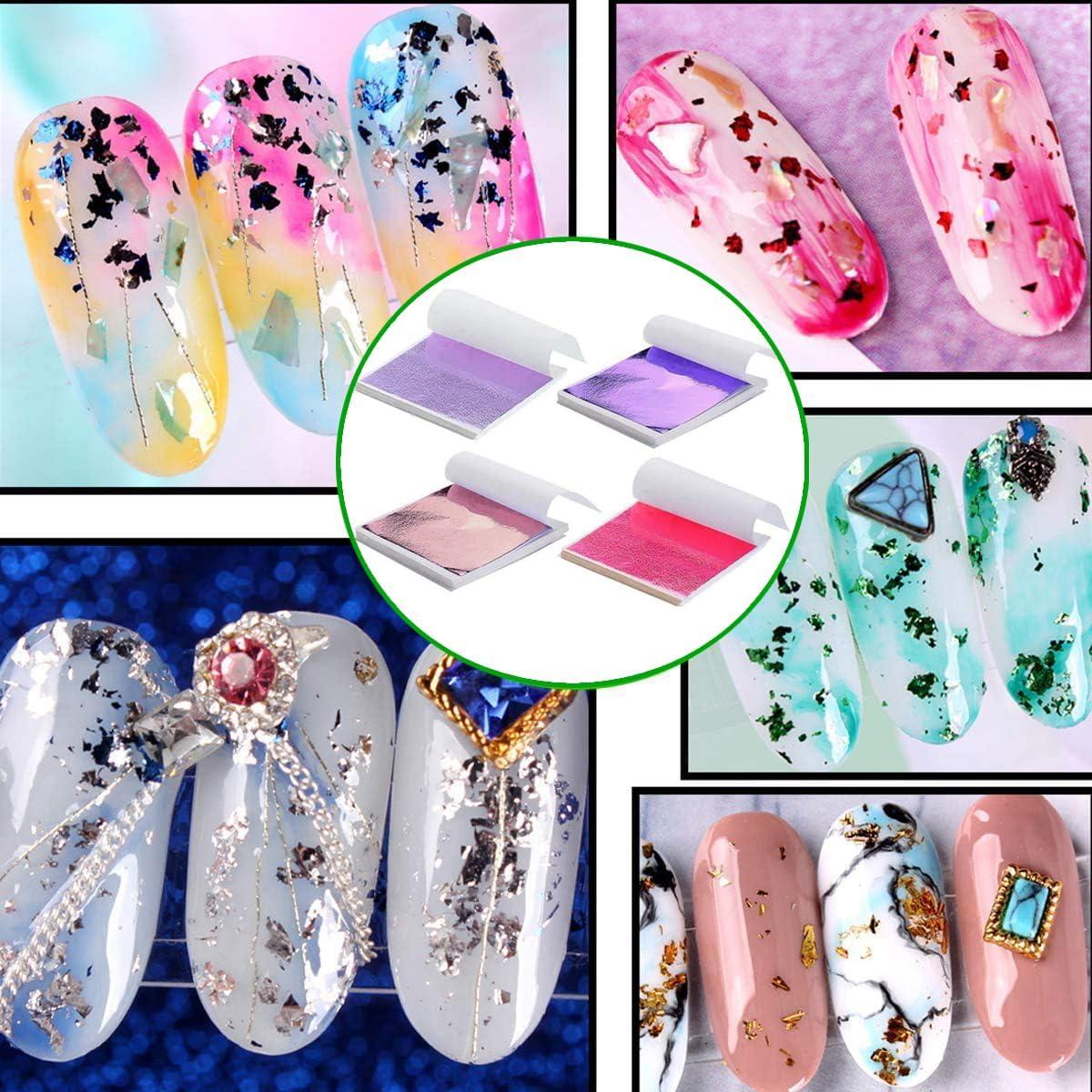 Juego de Hojas de Foil Y-Axis 400 Piezas 4 Colores 8x8.5 cm