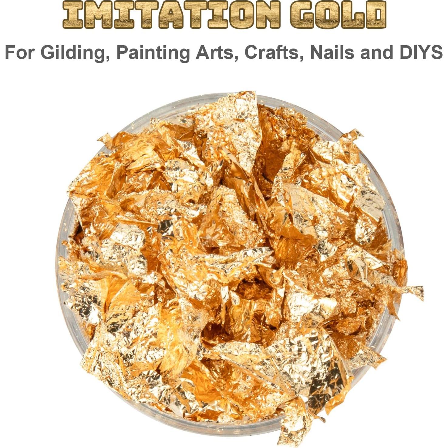 Copos de Hoja de Oro Verlimk 10g para Manualidades y Resina