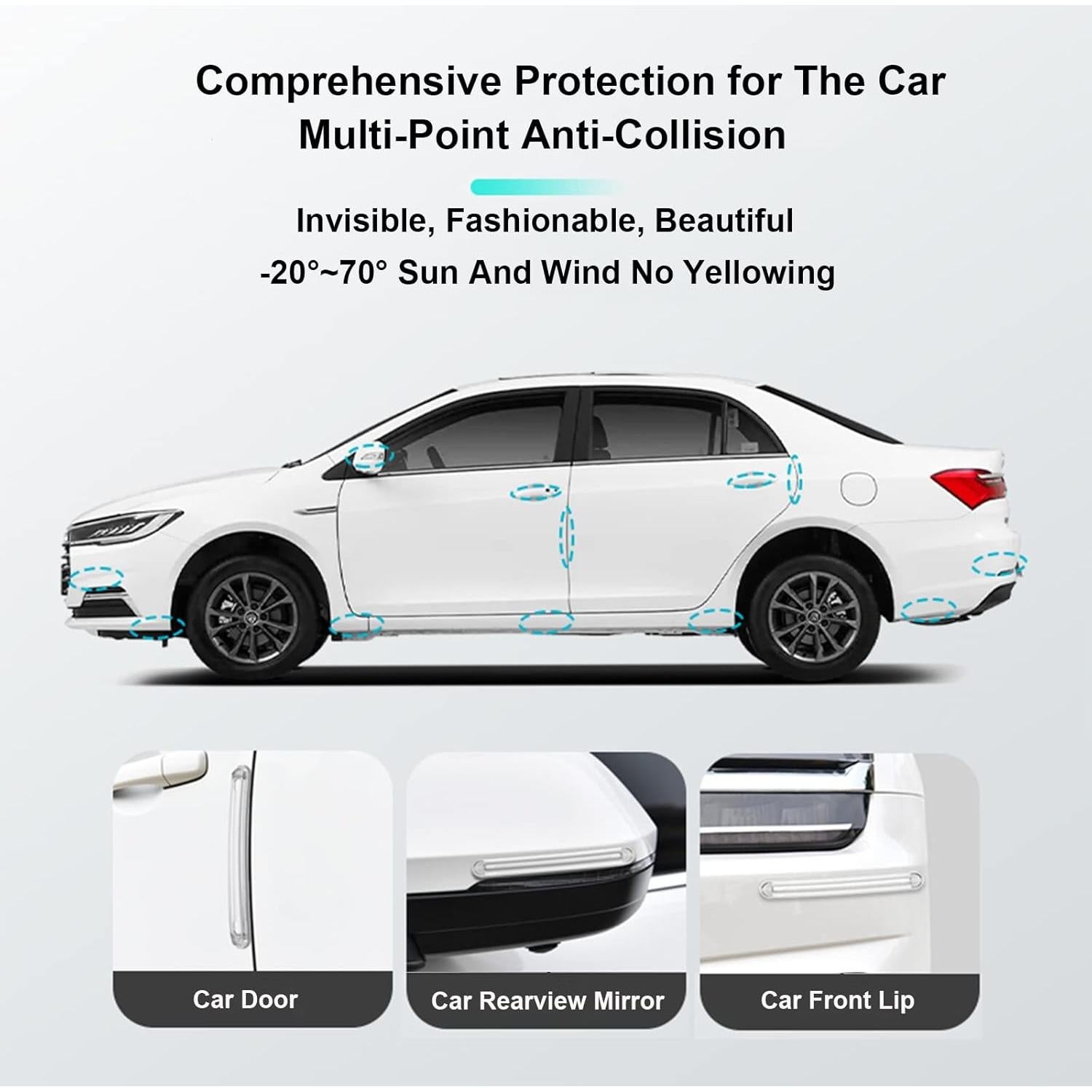 Bumpers Transparentes Uniticber - Protectores de Muebles 4 Pcs