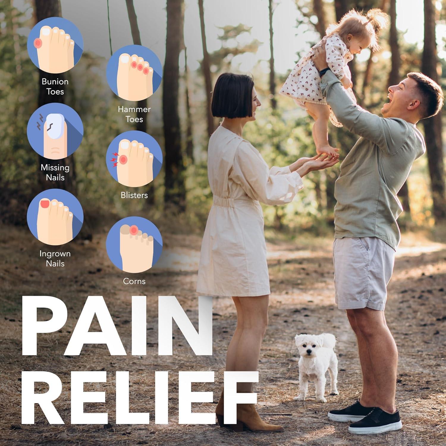 Protectores de Gel Suave BloomLab - 6 Piezas para Uñas Encarnadas