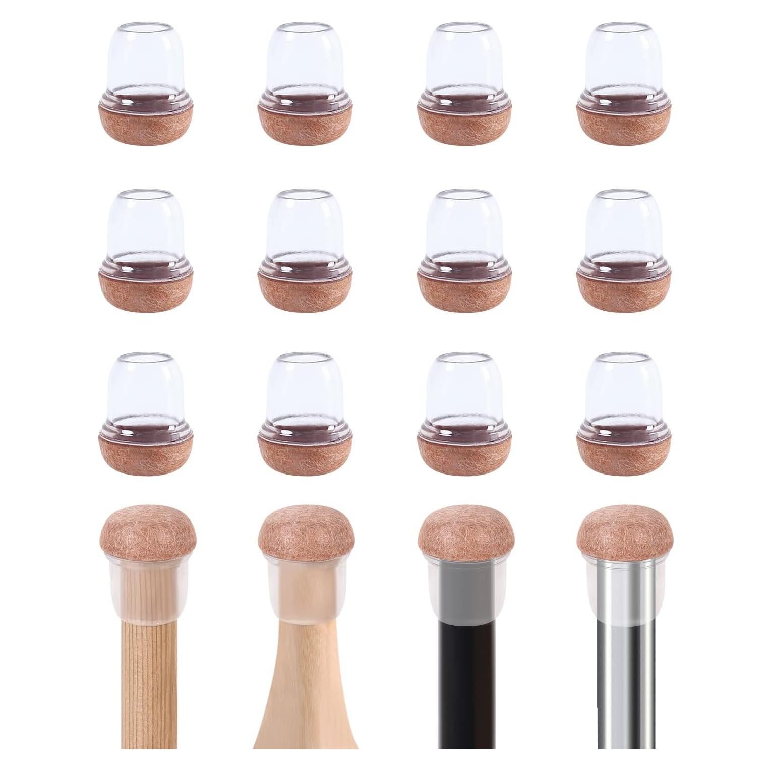 Protectores de Piso de Silicona Ezprotekt 24 Pcs para Sillas