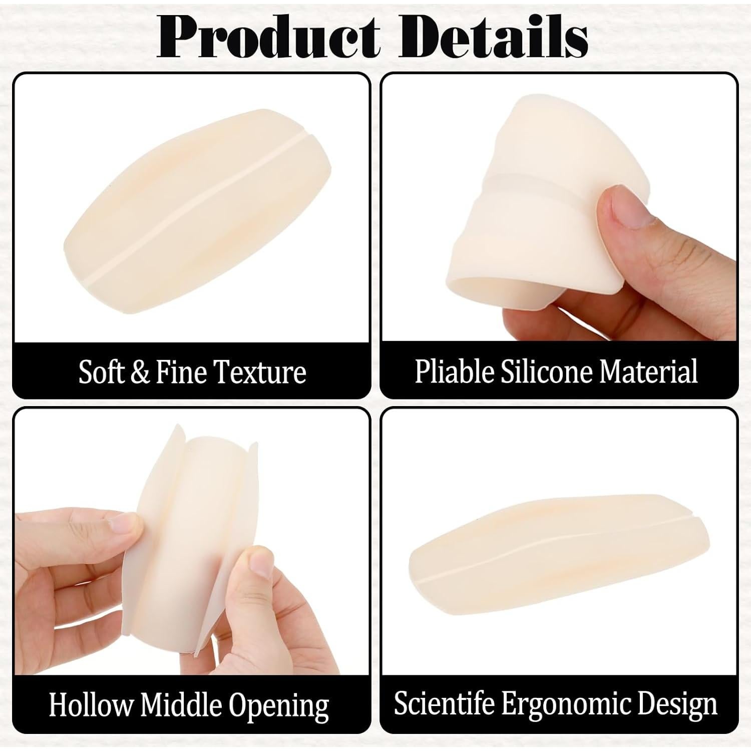 6 Pares Almohadillas de Silicona para Tirantes de Sujetador