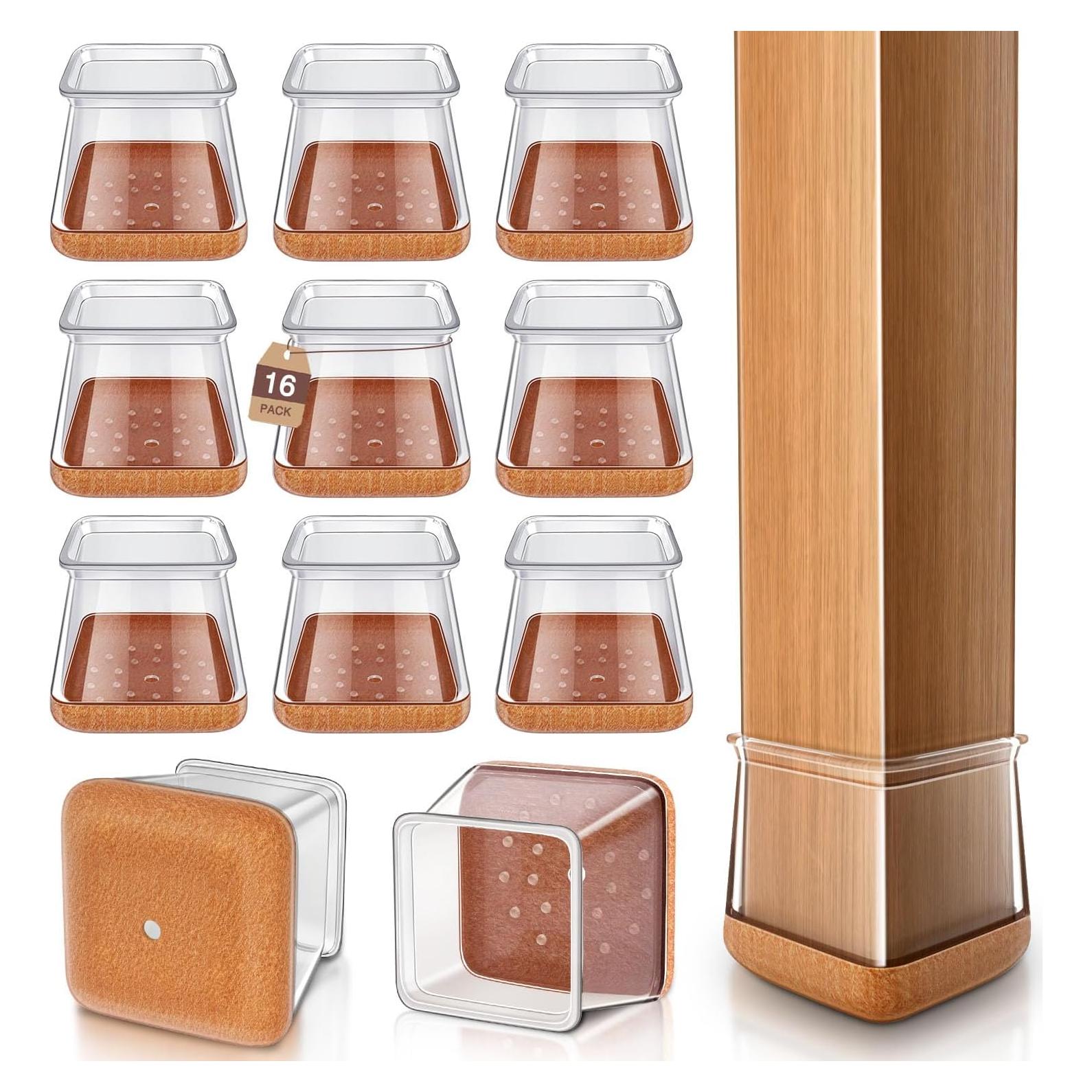 Protectores de Suelo para Patas de Silla YOZON 16 Piezas Silicona