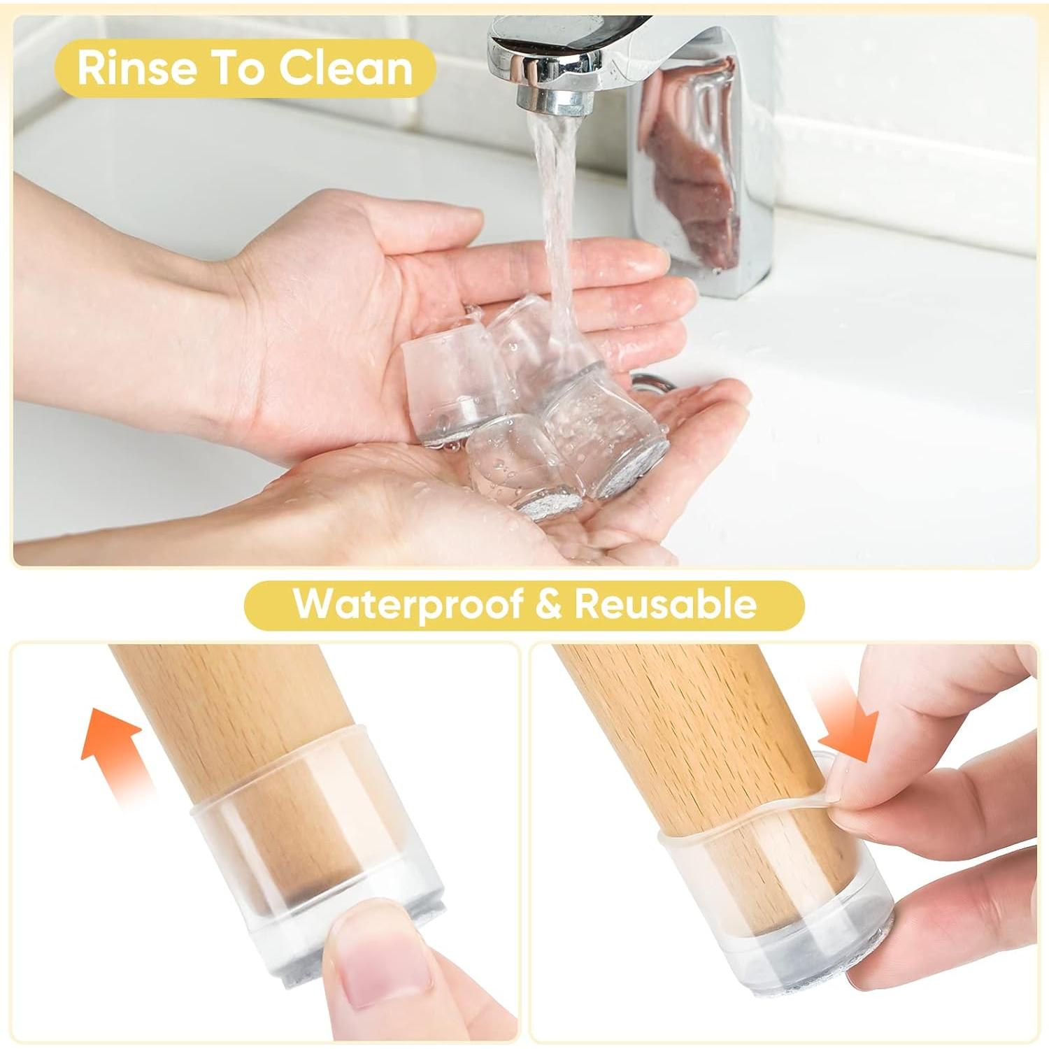 BALEINE 16 Protectores de Suelo Silicona Antideslizantes