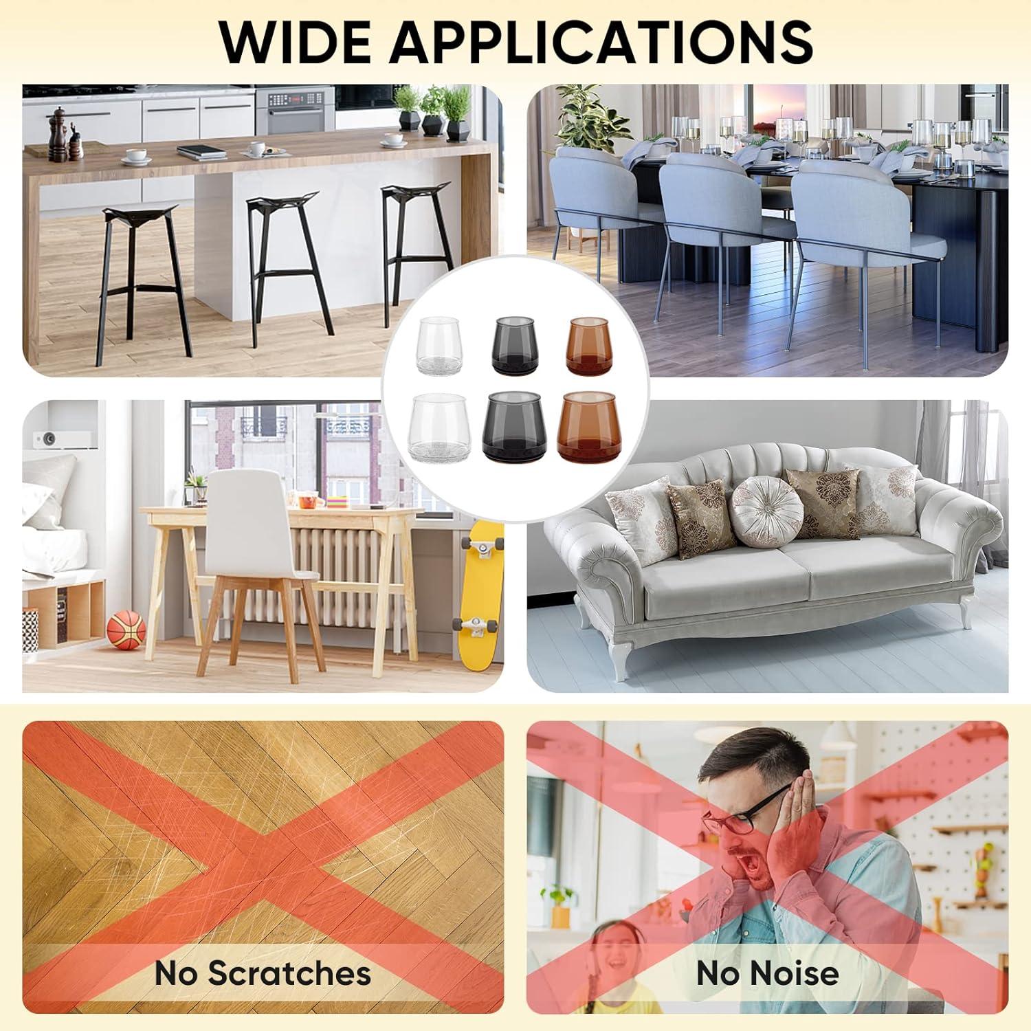 BALEINE 16 Protectores de Suelo Silicona Antideslizantes