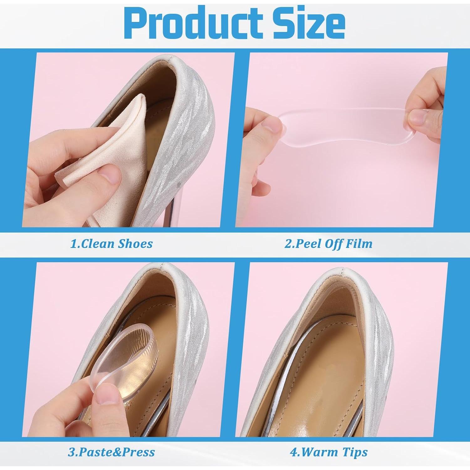 34 Almohadillas de Silicona para Tacones Altos QfwdfcTrenz