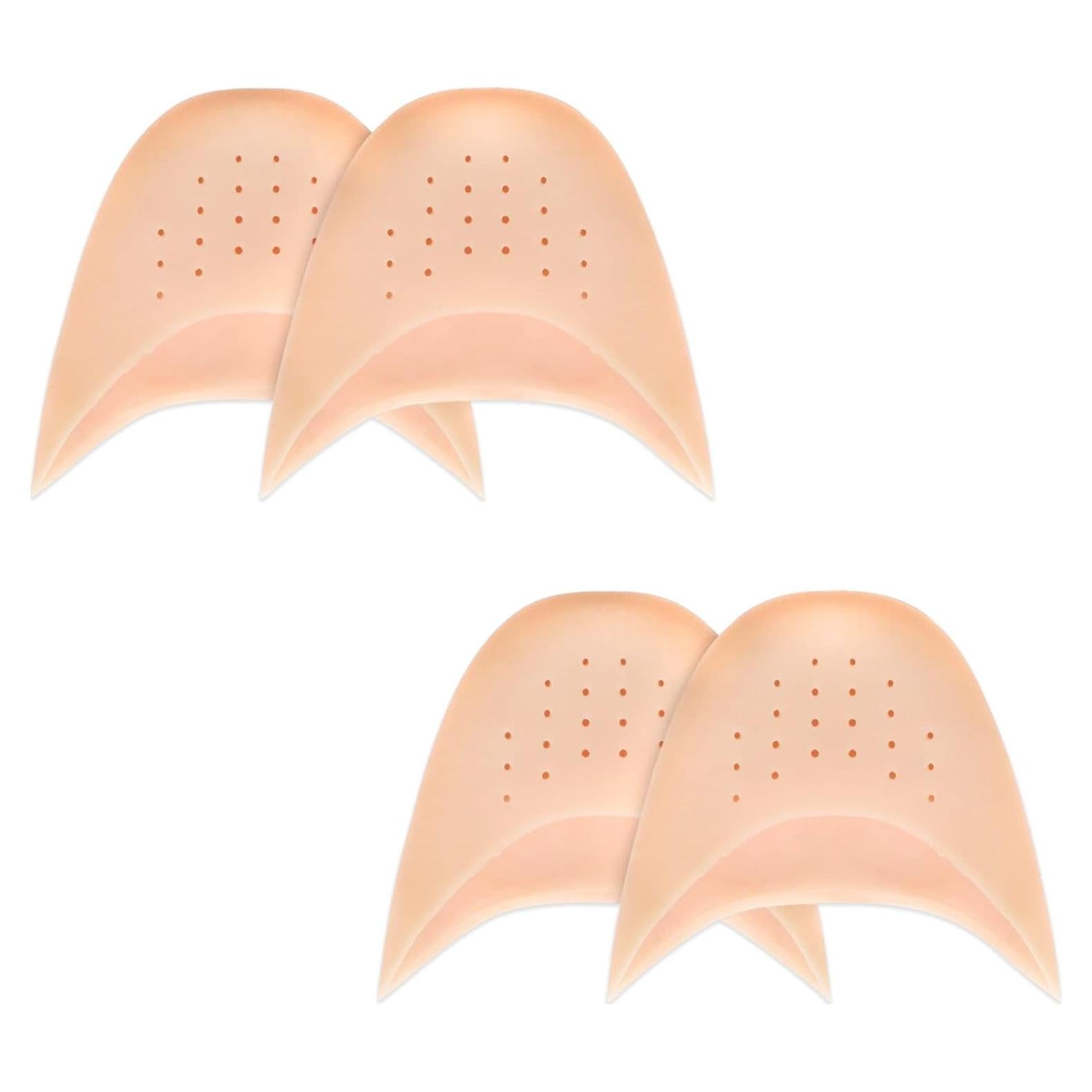 Mangas de Gel de Silicona para Dedos JEVRKAPZ 2 Pares Beige