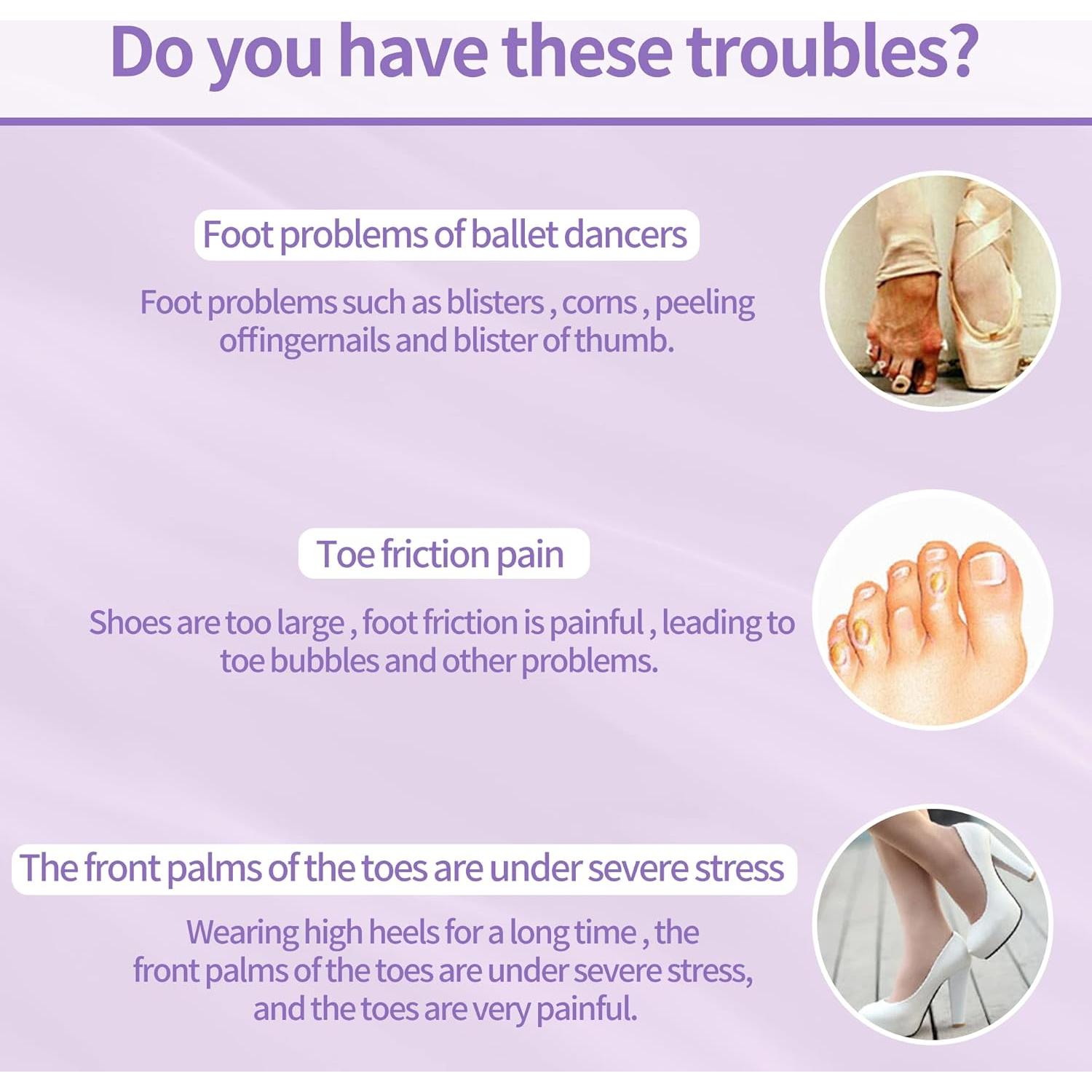 Mangas de Gel de Silicona para Dedos JEVRKAPZ 2 Pares Beige