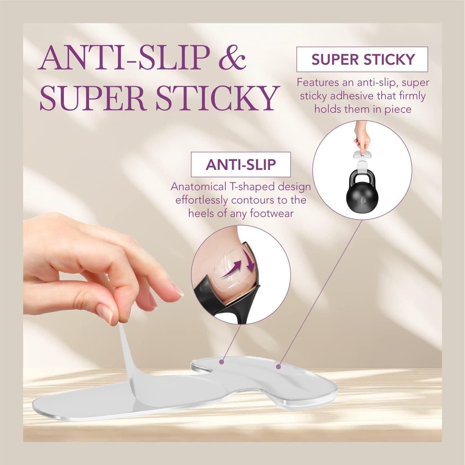 Almohadillas para Talones Ballotte - Silicona Natural, 8 Pzas