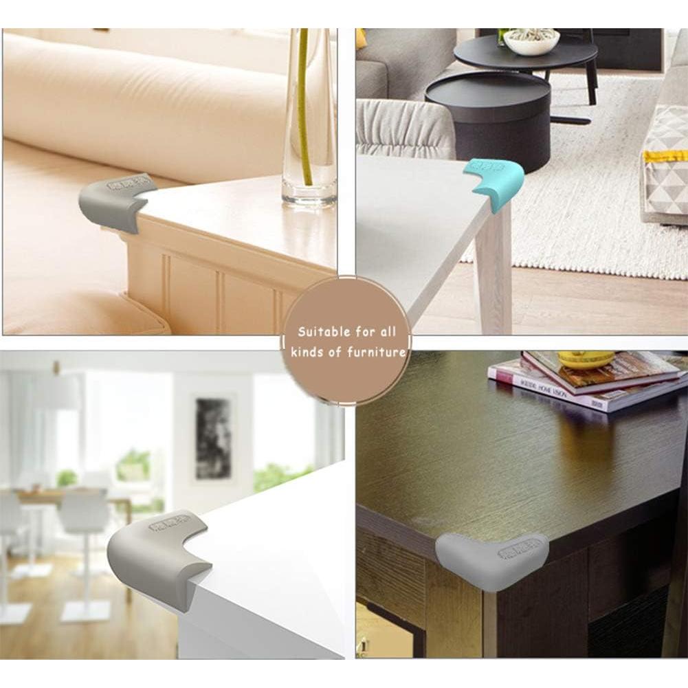 Protectores de Esquinas de Silicona Angloria - 4 Piezas Café