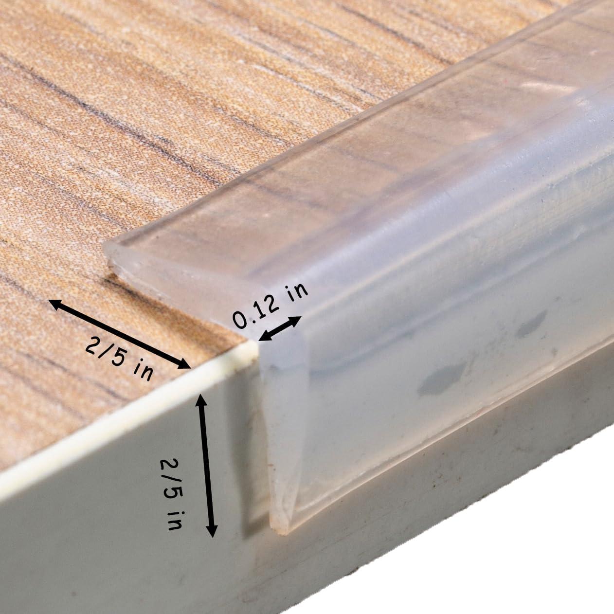 Protector de Bordes Silicona Angloria 1.83m Transparente