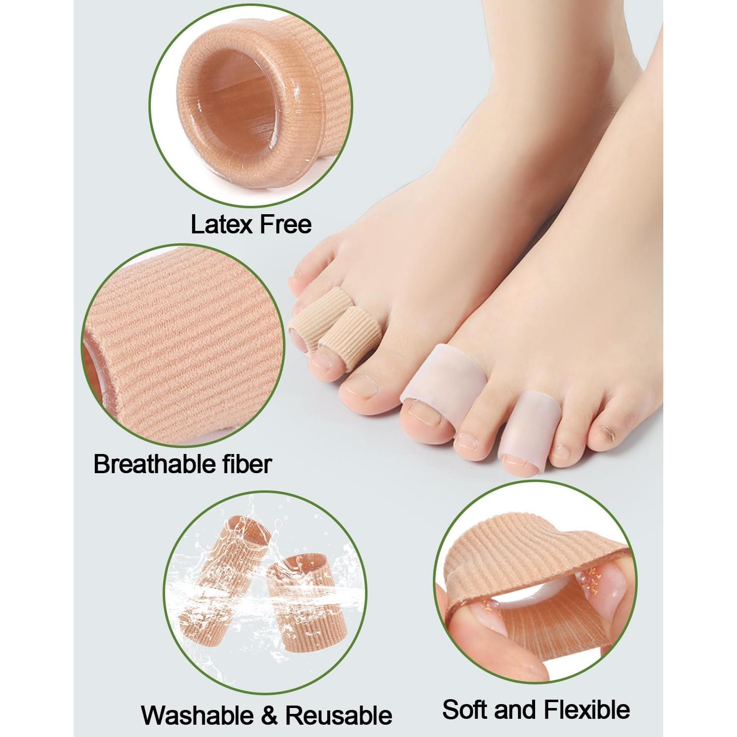 16 Fundas de Gel para Dedos del Pie BLATOWN - Alivio Callos Juanetes