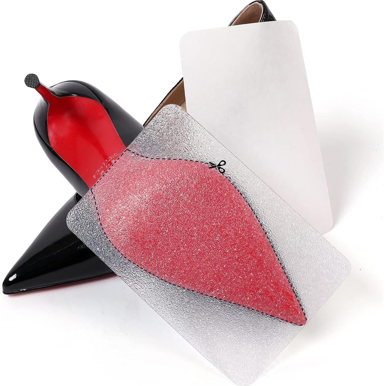 Protector de Suela de Zapato Ashoesert - Antideslizante Rojo