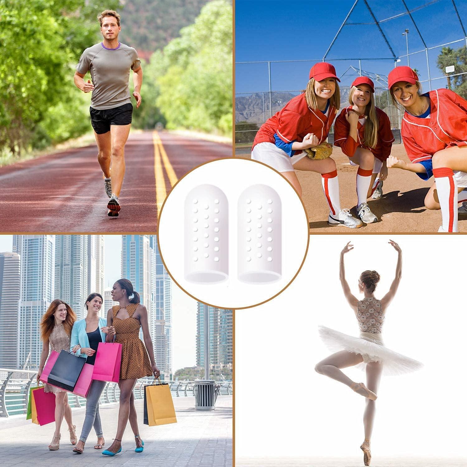 Protectores de Dedos de Gel Pyrjin - 10 Pcs Transpirables