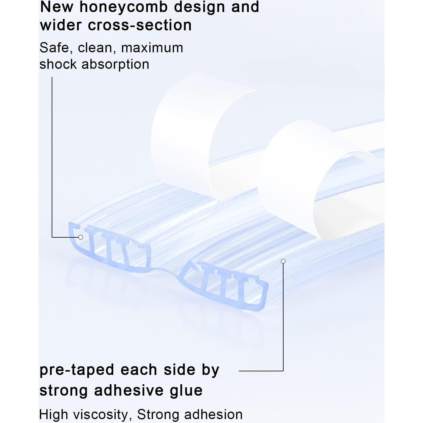 Protectores de Esquinas de Silicona HOMREALM 2M para Bebés