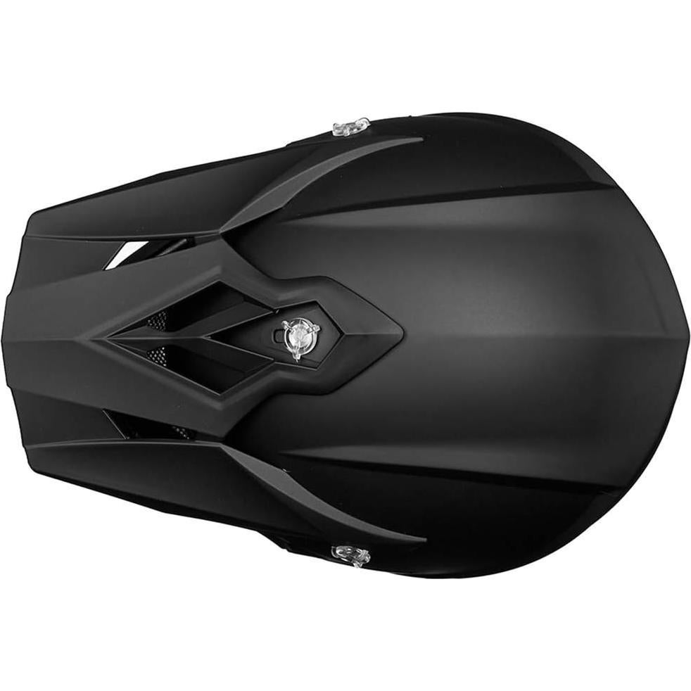 Casco ILM 128S para Motocross Adulto XL Negro Mate