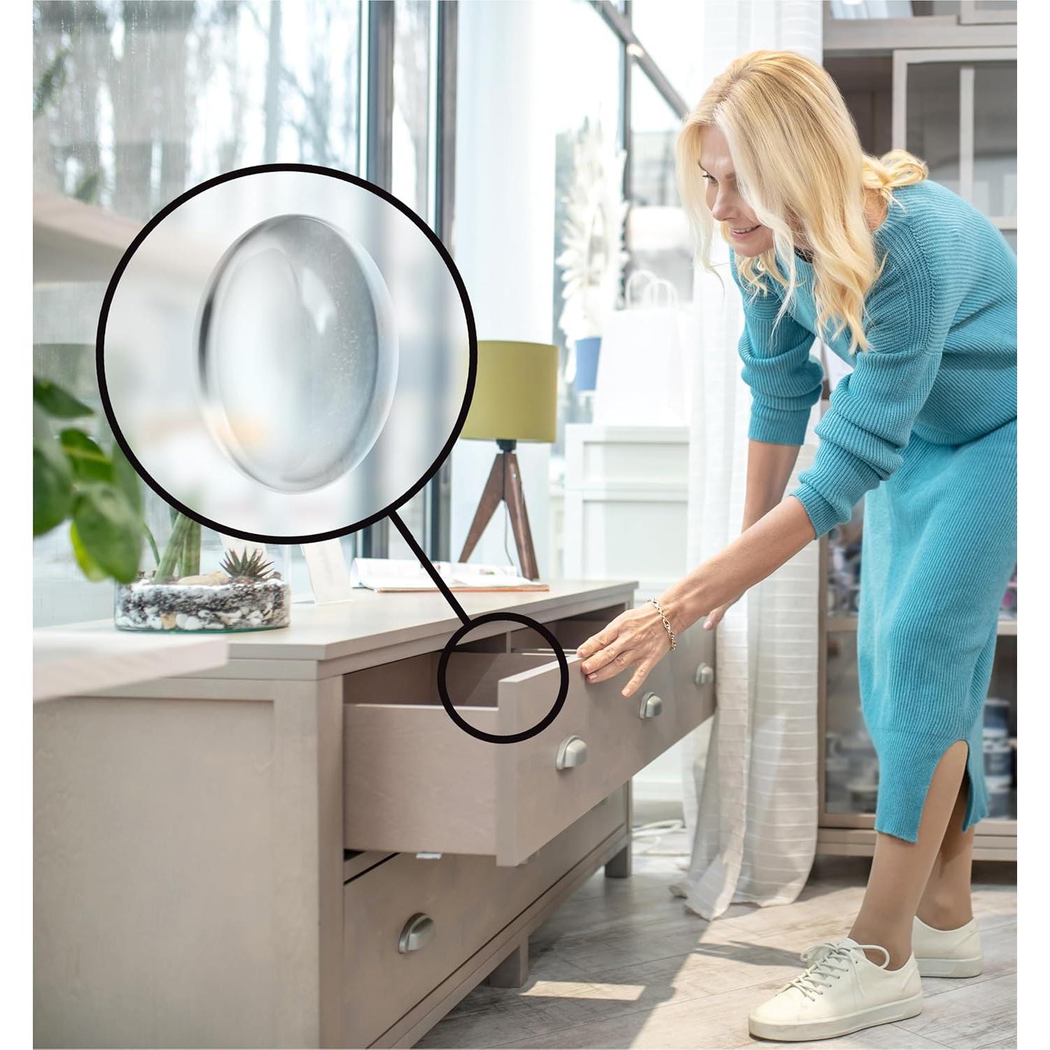 Bumpers Transparentes Slipstick 20 Piezas 1.27 cm Goma Silicona