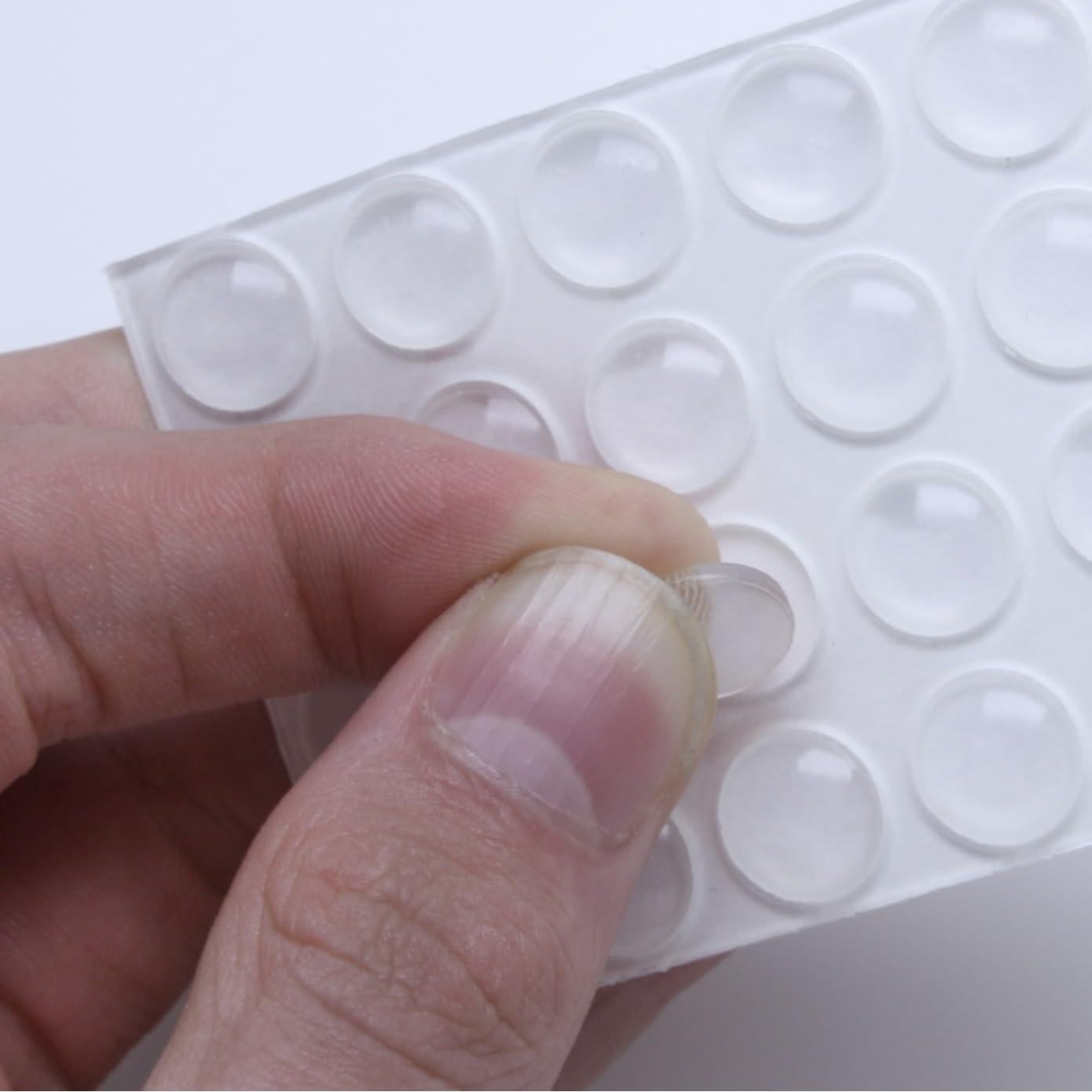 Bumpers Transparentes Slipstick 20 Piezas 1.27 cm Goma Silicona