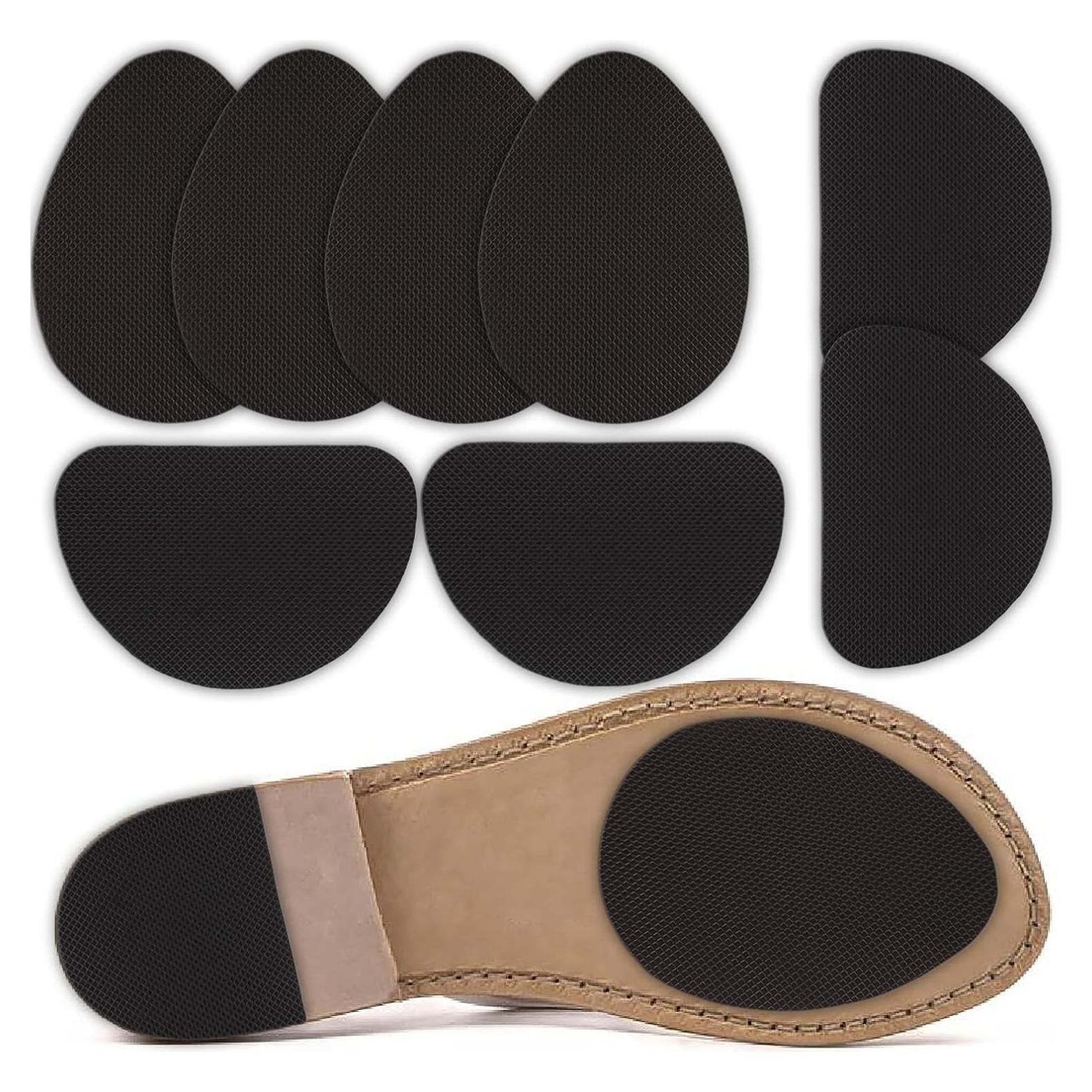 Protectores de Suela Antideslizantes ZBLGO - 4 Pares Negro