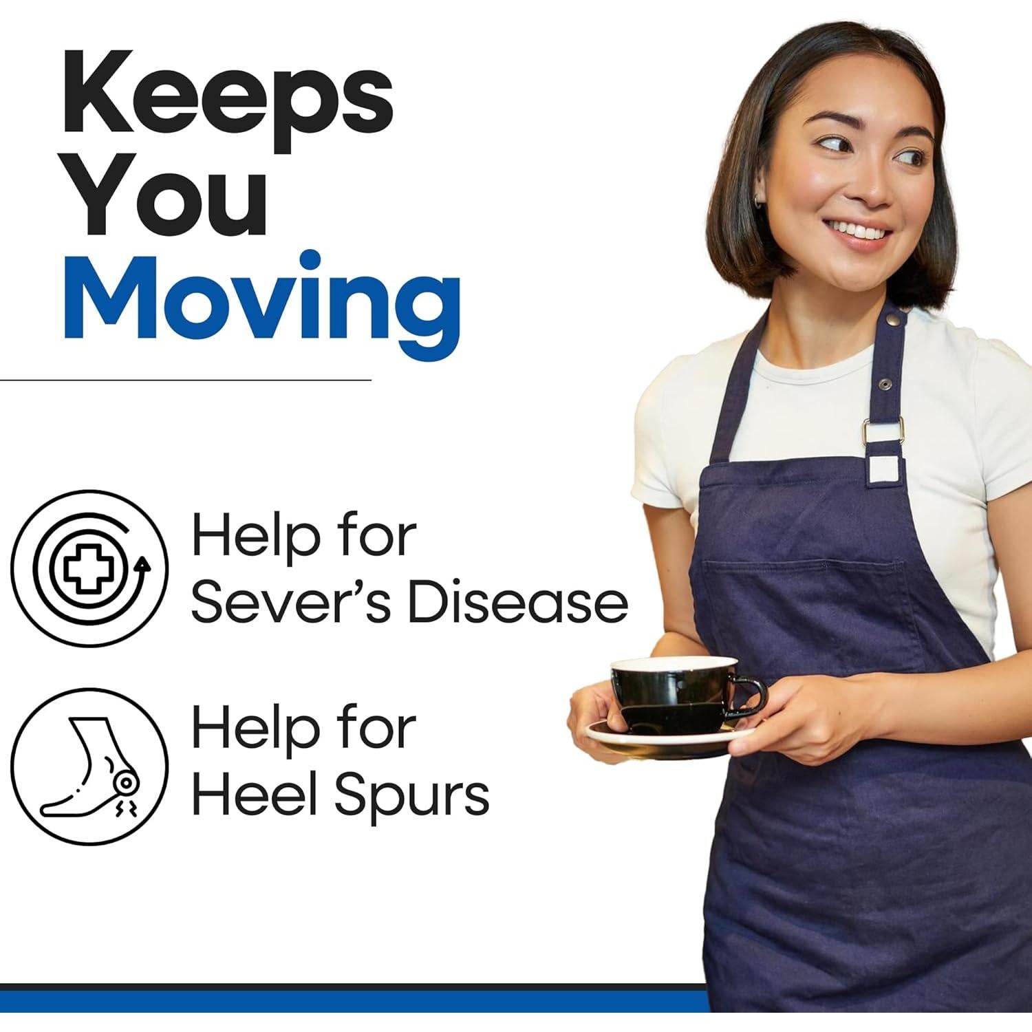 Almohadillas de Talón Gel Silicona Armstrong América - 3 Paquetes