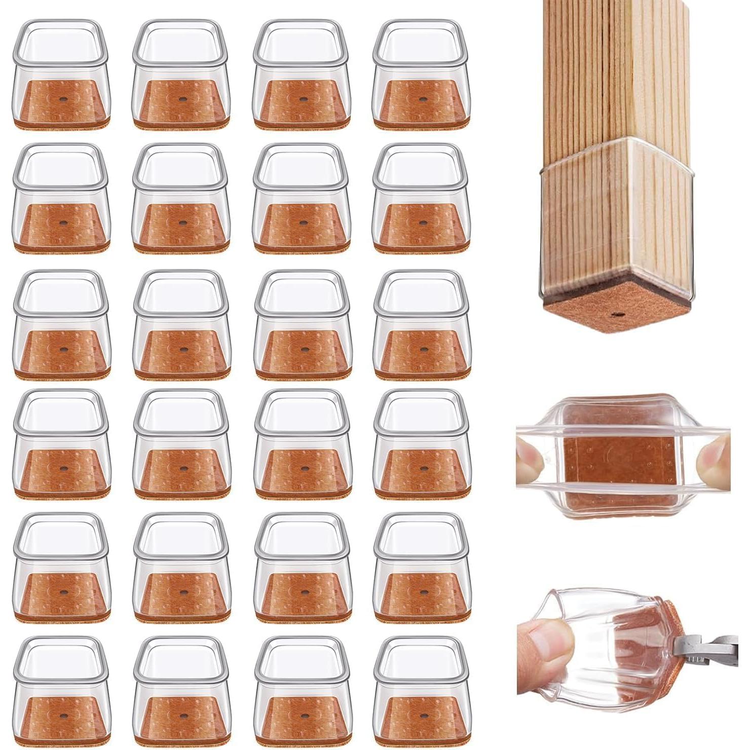 Protectores de Suelo Ansible 24 pcs Silicona Cuadrados S