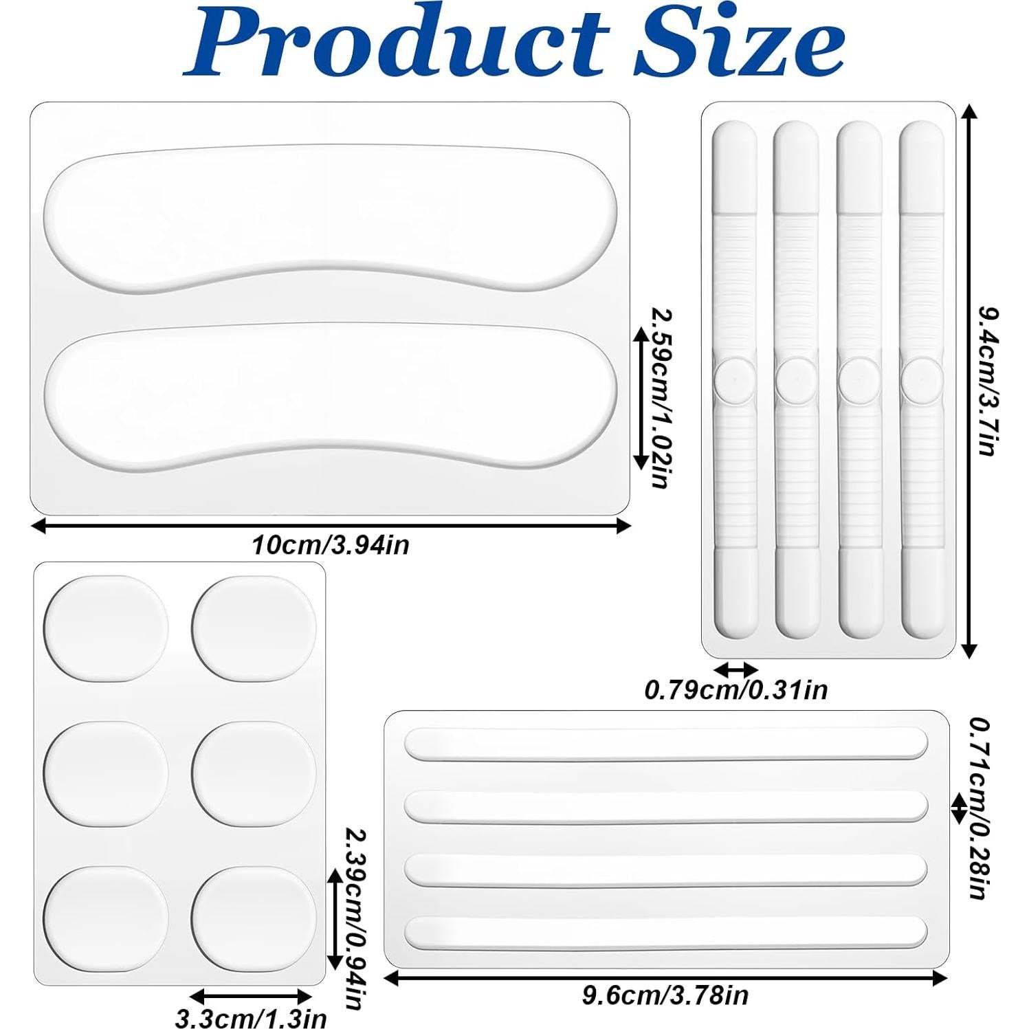 34 Piezas Almohadillas de Silicona para Tacones Altos Dimeho