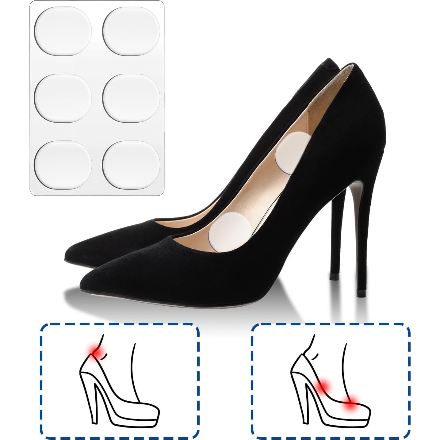 34 Piezas Almohadillas de Silicona para Tacones Altos Dimeho