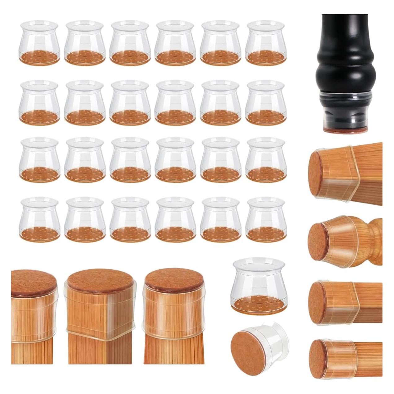 Protectores de Suelo CASAMAX para Patas de Sillas - 16 Unidades