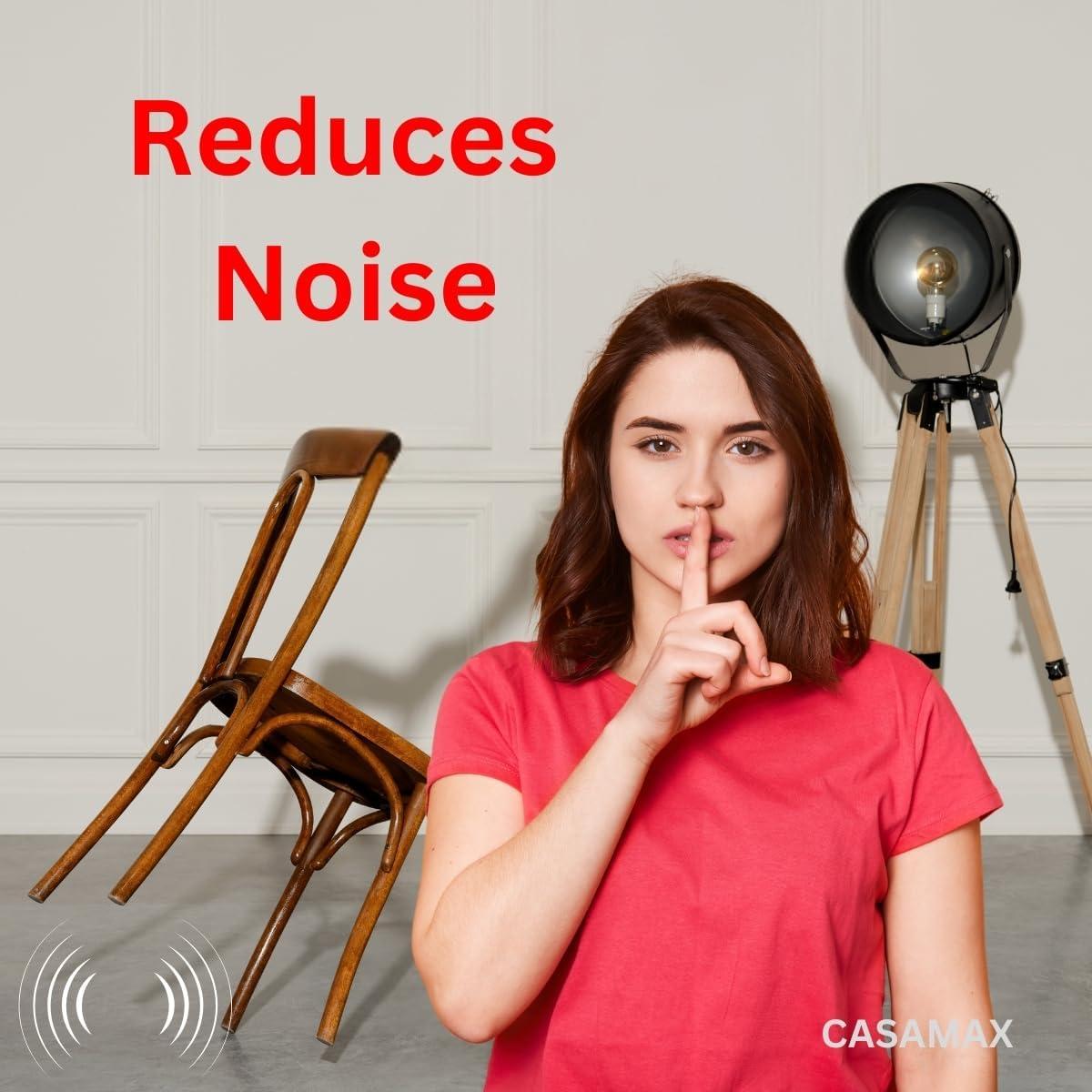 Protectores de Suelo CASAMAX para Patas de Sillas - 16 Unidades