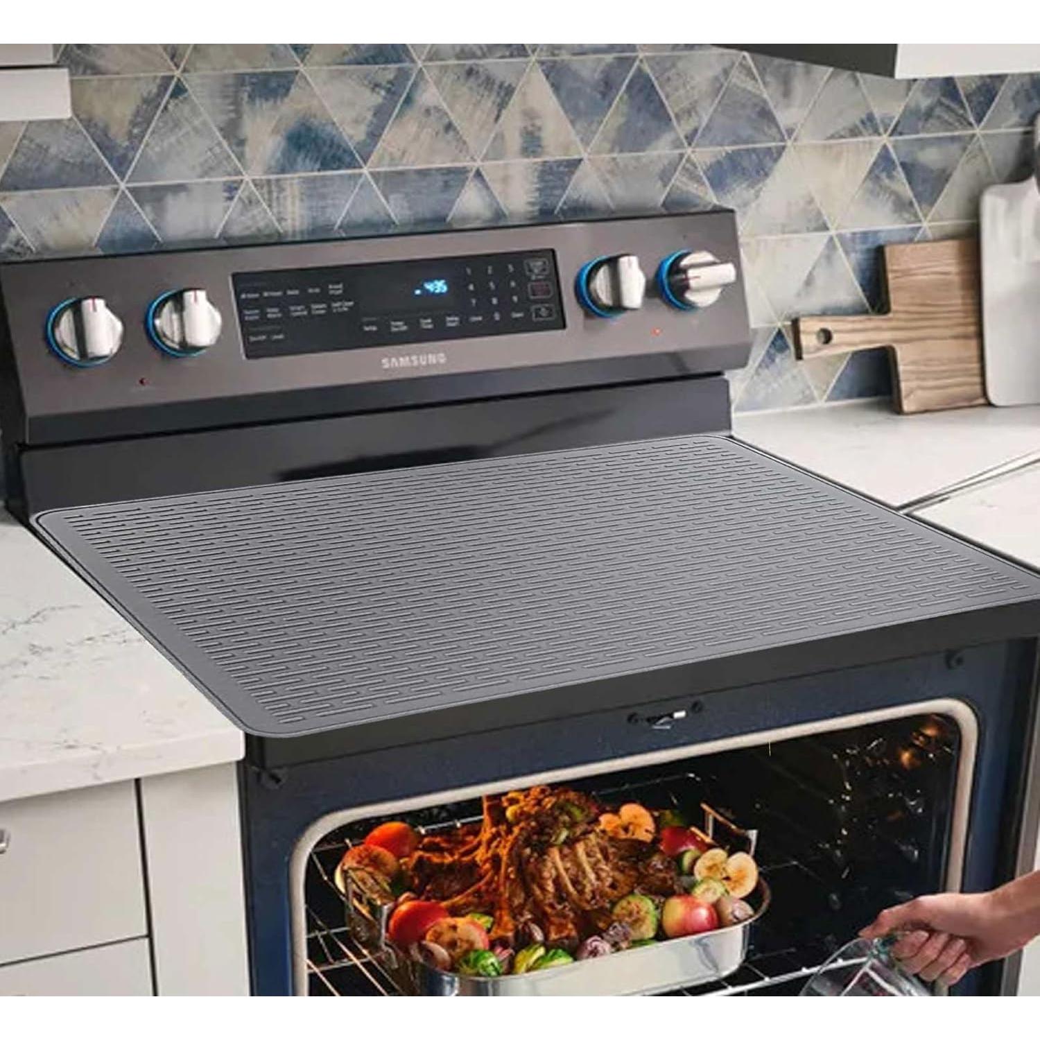 Alfombrilla de Silicona Parnoo 71.1x50.8 cm Gris para Estufa