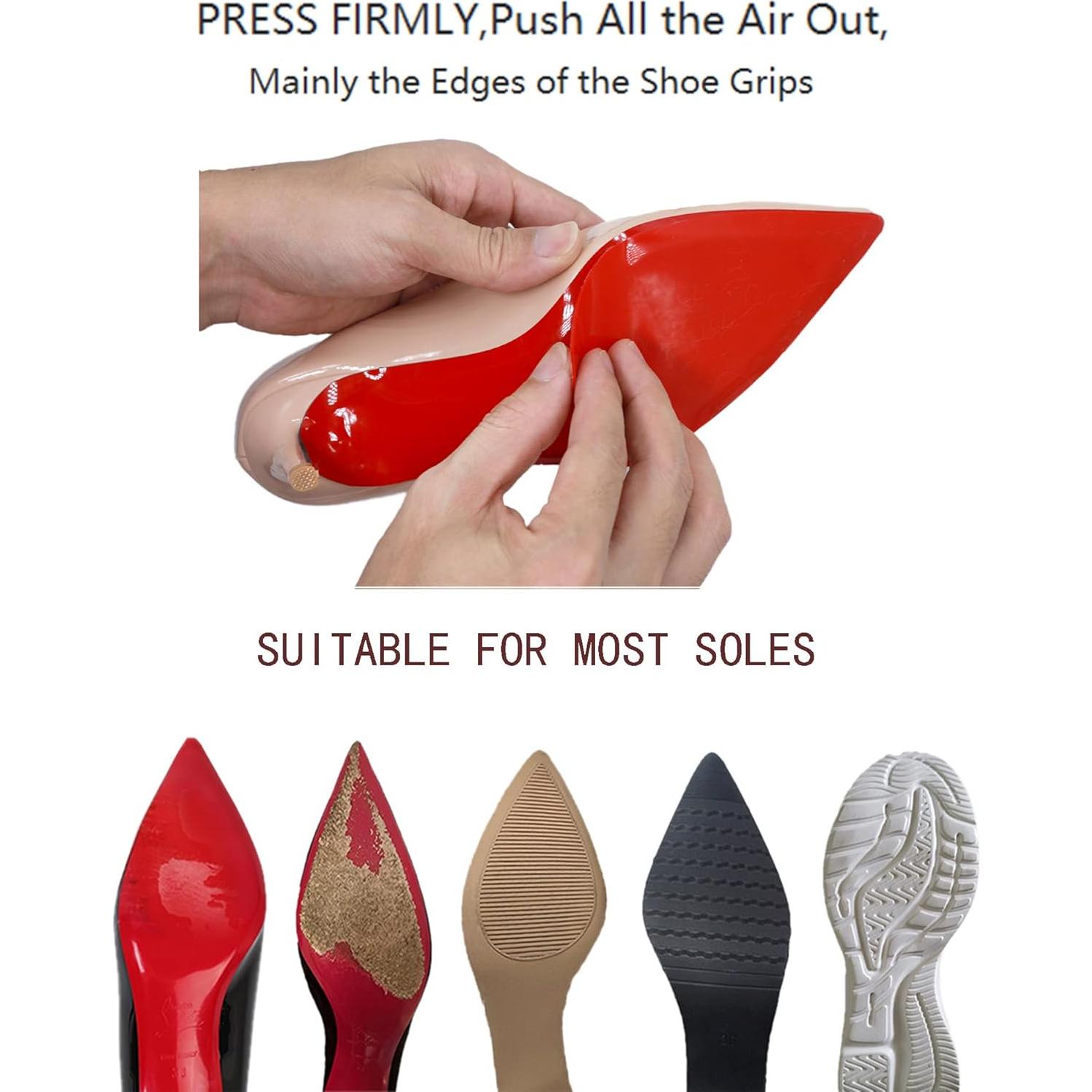 Protectores de Suela Roja BHXANZOU 8 Pcs Antideslizantes 15.24x11.43cm